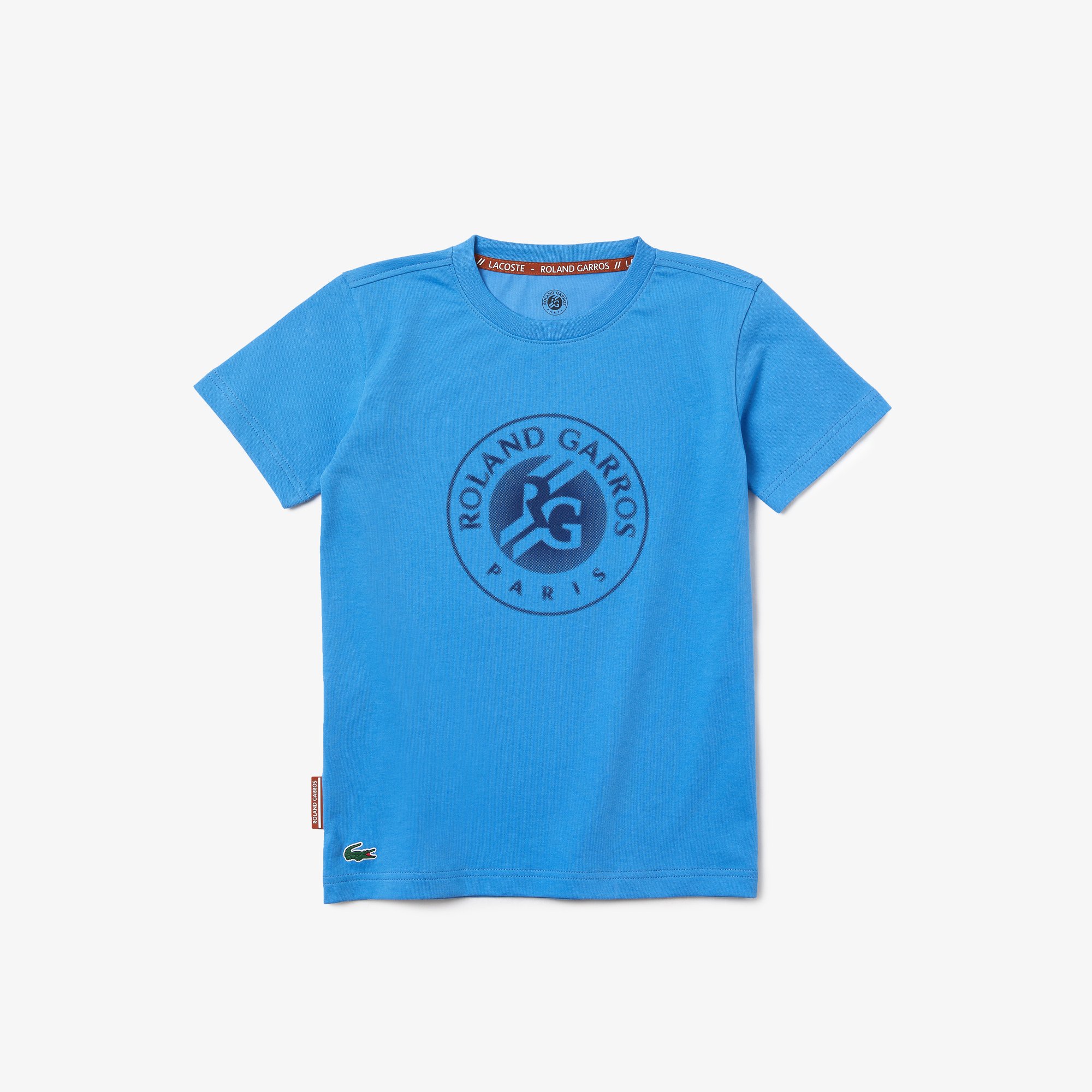 Lacoste for Roland-Garros boy t-shirt - Blue | Roland-Garros Store