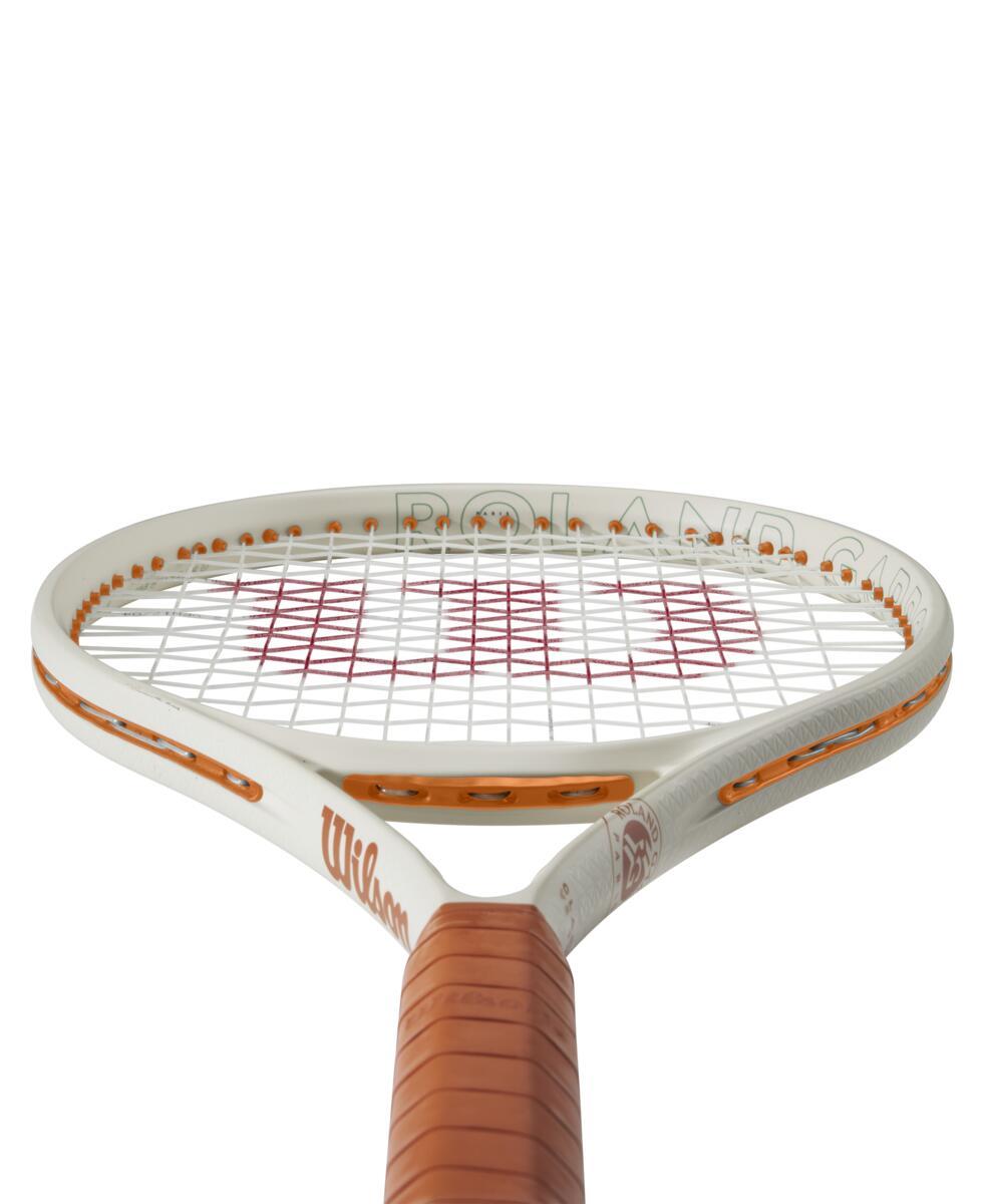 完成品 100 Clash Roland-Garros x Wilson V3 Roland | Ecru - Racquets Racket (For Hard Type)