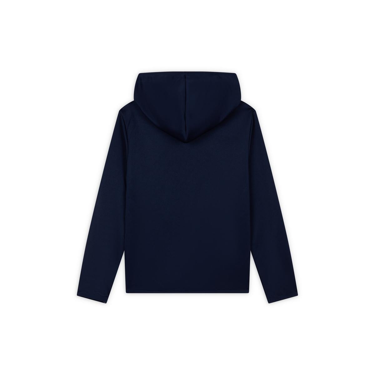 Roland-Garros zipped Boy Hoodie - Navy blue | Roland-Garros Store