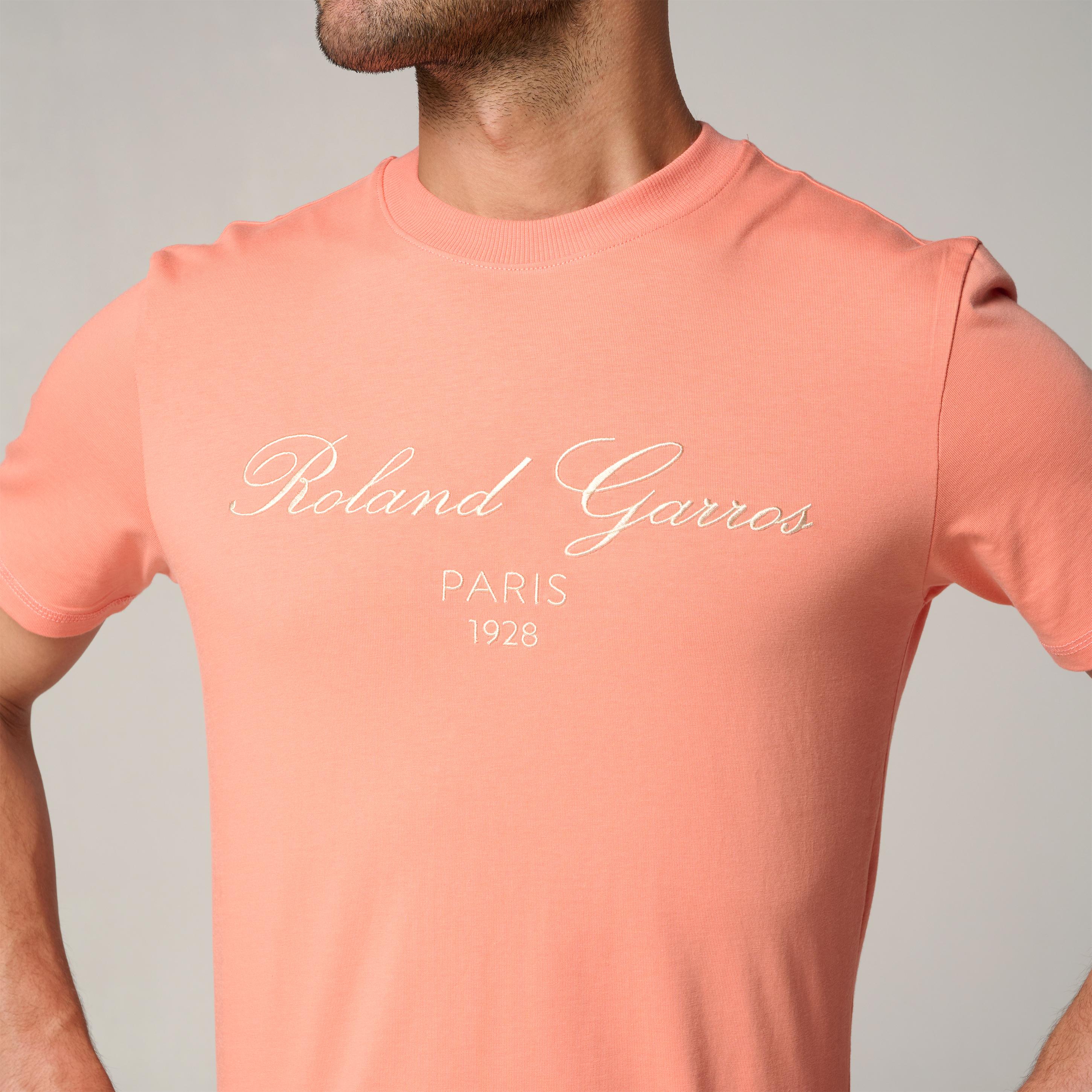 Roland Garros Logo men's t-shirt - White | Roland-Garros Store
