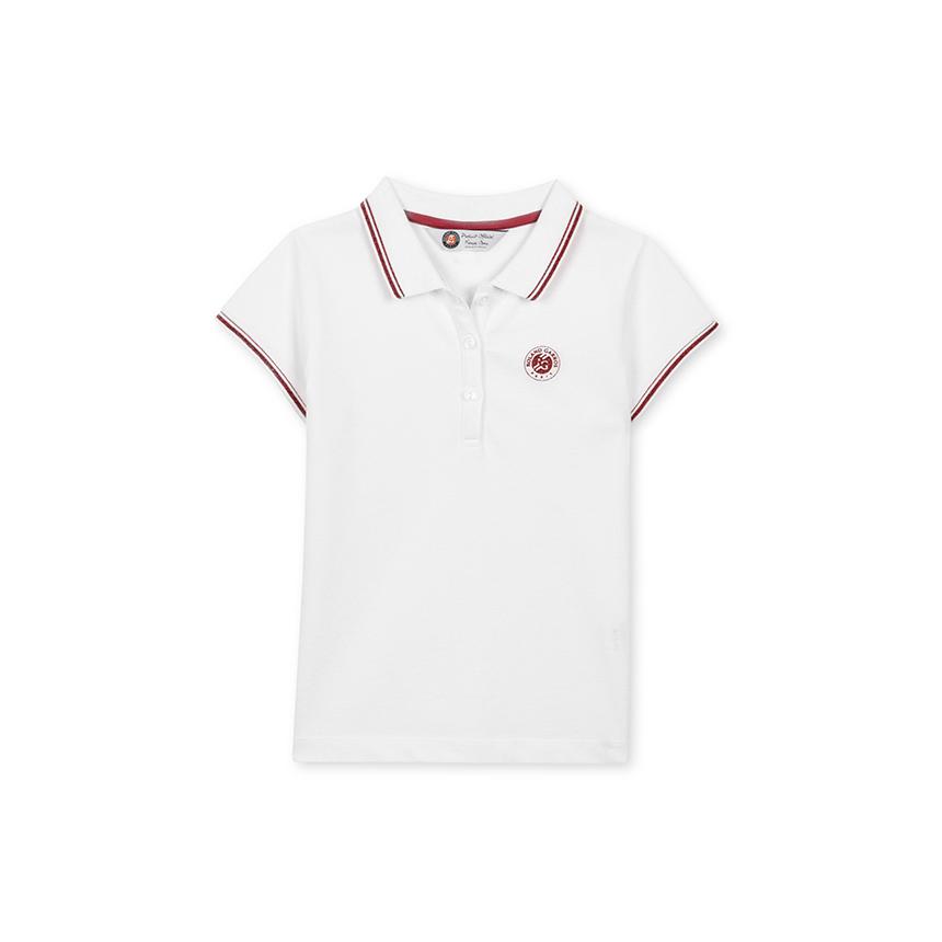girls black polo shirt