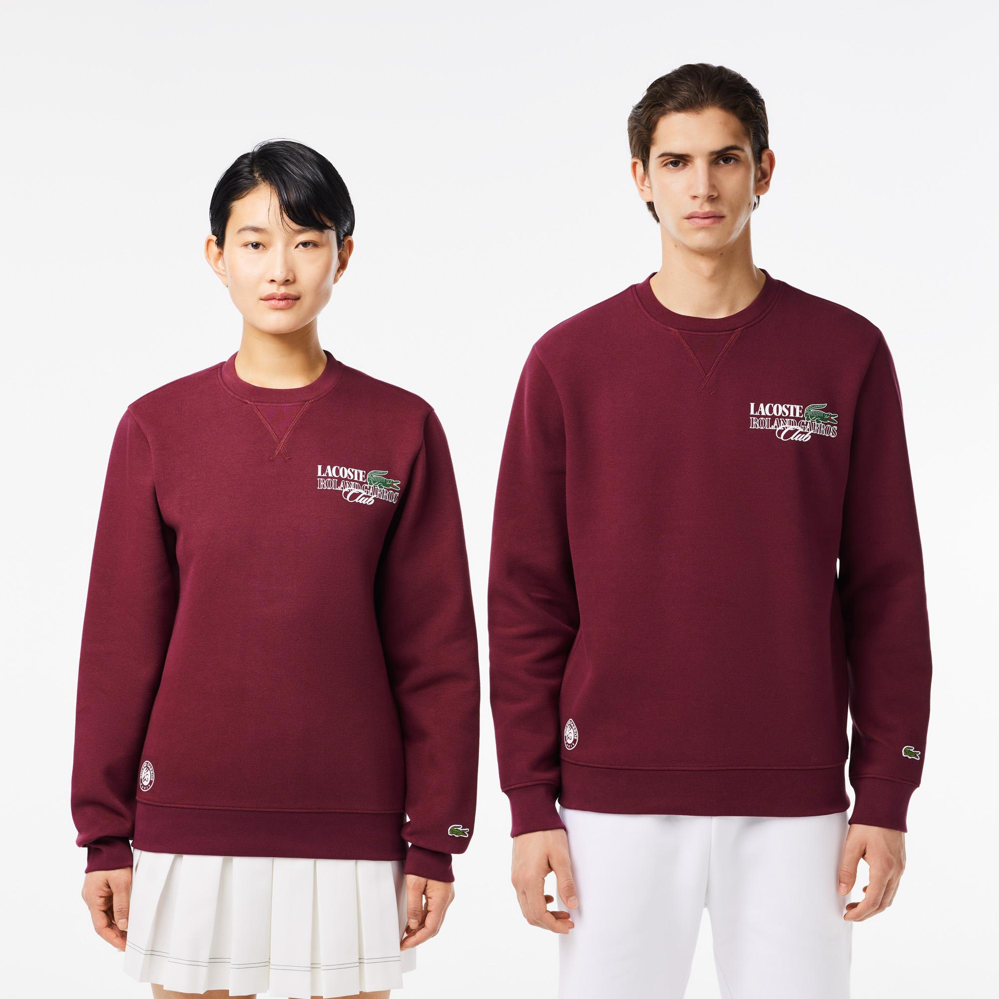 LACOSTE ROLAND GARROS テニスボール柄スウェット Unisex SPORT Roland Garros Edition Hoodie - Sweaters