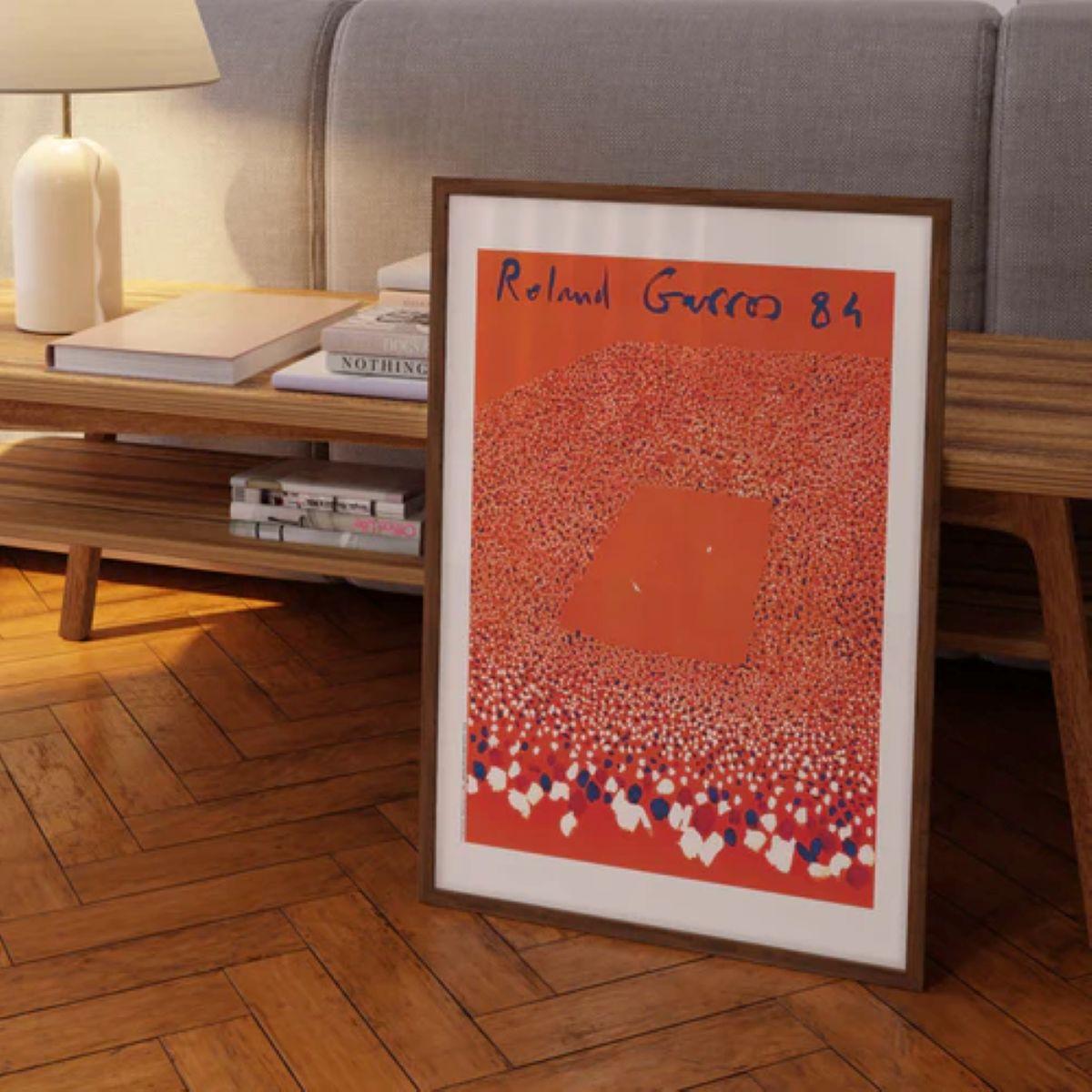 Oneart x Roland-Garros RG 1984 Poster30x40 cm in a pouch - Clay