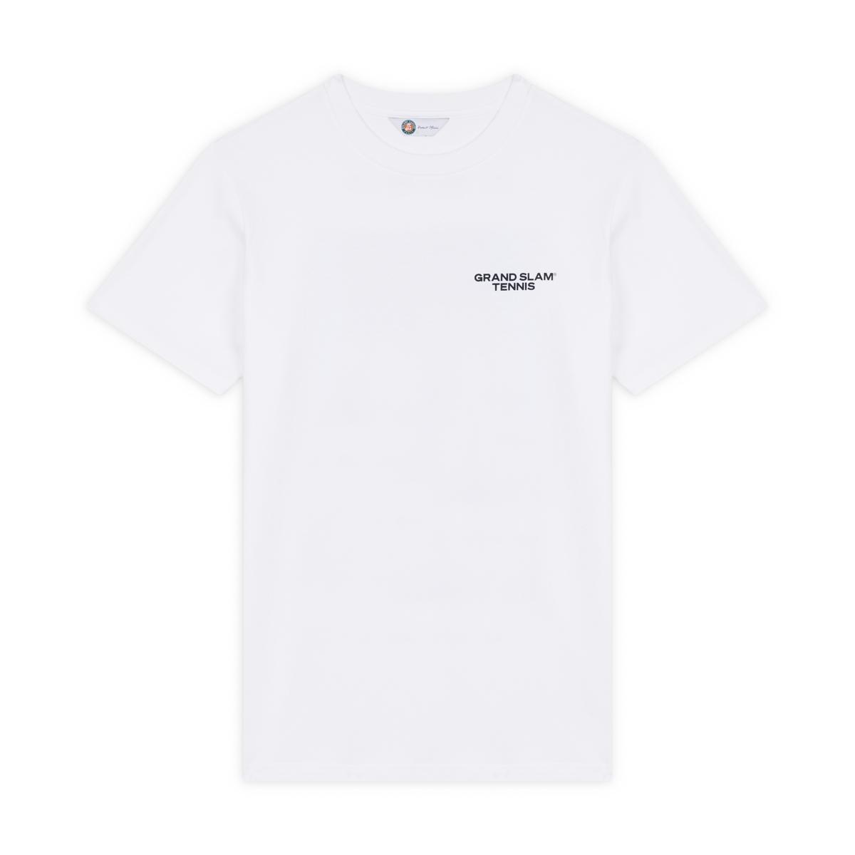 2025 Roland-Garros Man Grand Chelem T-Shirt - White | Roland