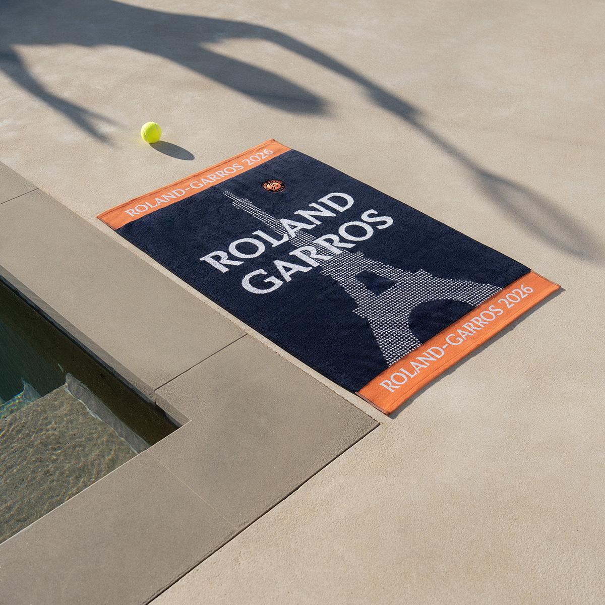 2025 Roland-Garros Official Unisex Player Towel - Navy | Roland