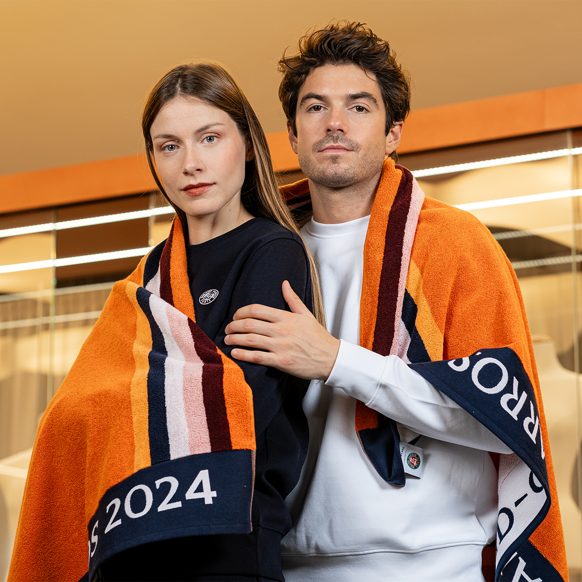 2025 Roland-Garros Official Unisex Player Towel - Navy
