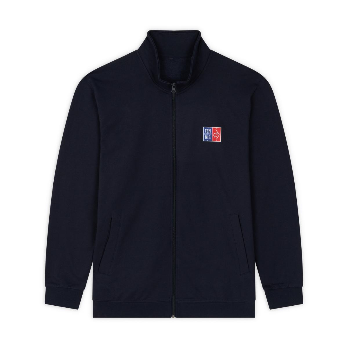 Unisex FFT zipped sweat - Navy | Roland-Garros Store