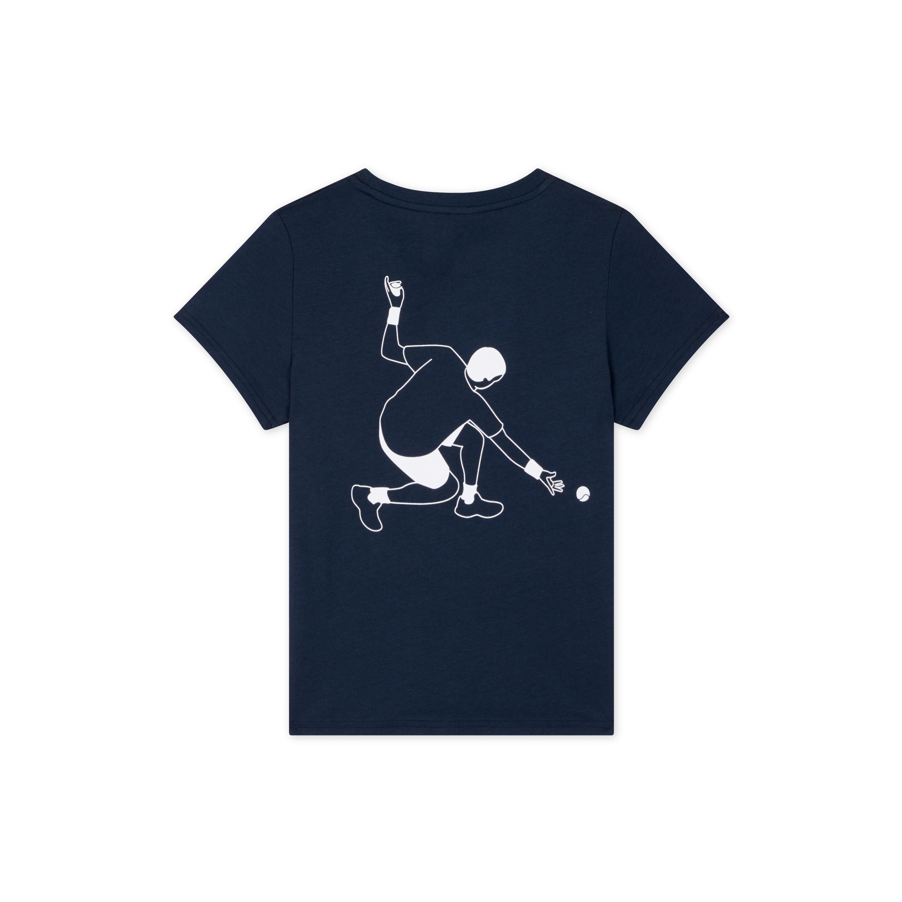 Roland-Garros man Racquets T-Shirt - White | Roland-Garros Store