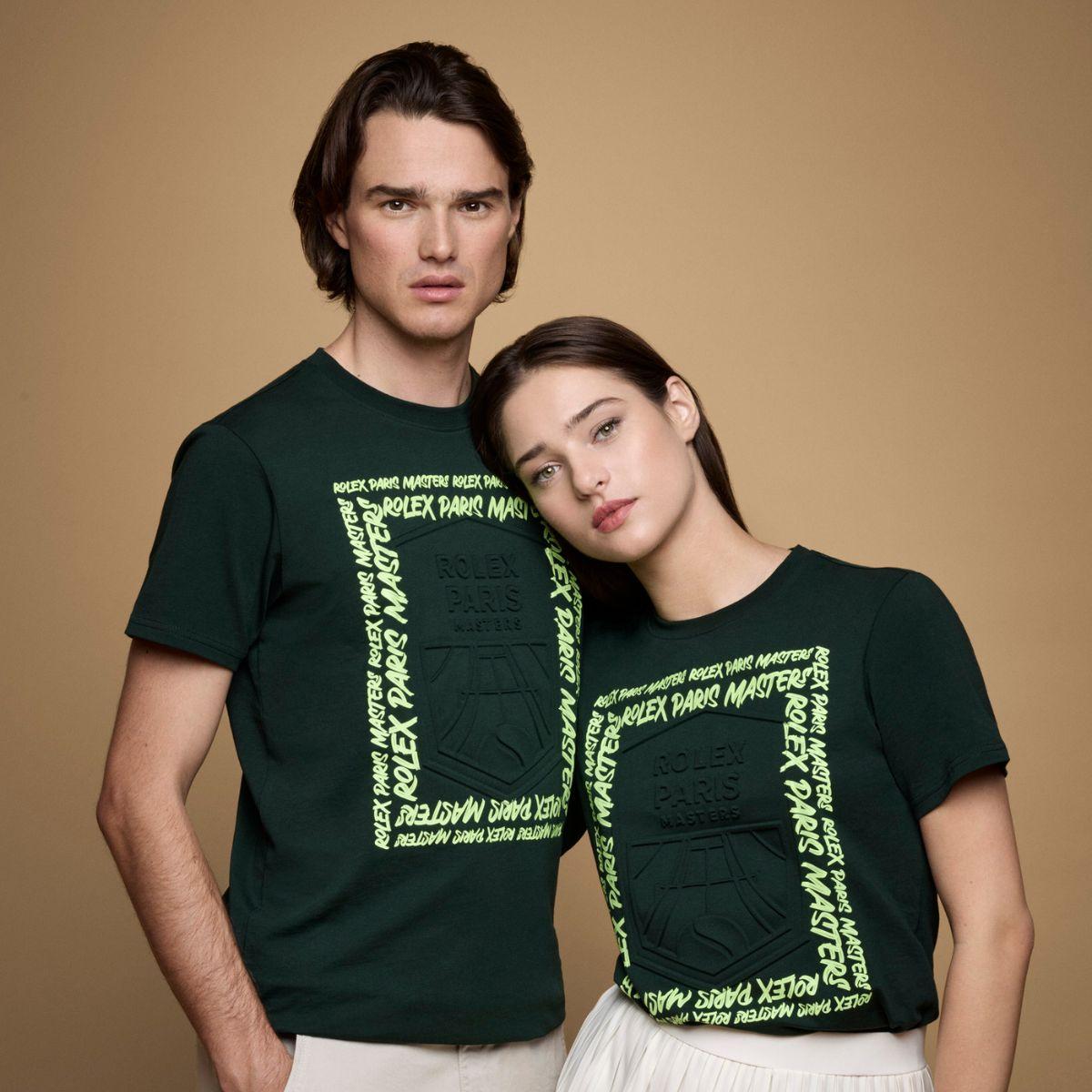 Rolex Paris Masters unisex frame T-Shirt - Green | Roland-Garros Store