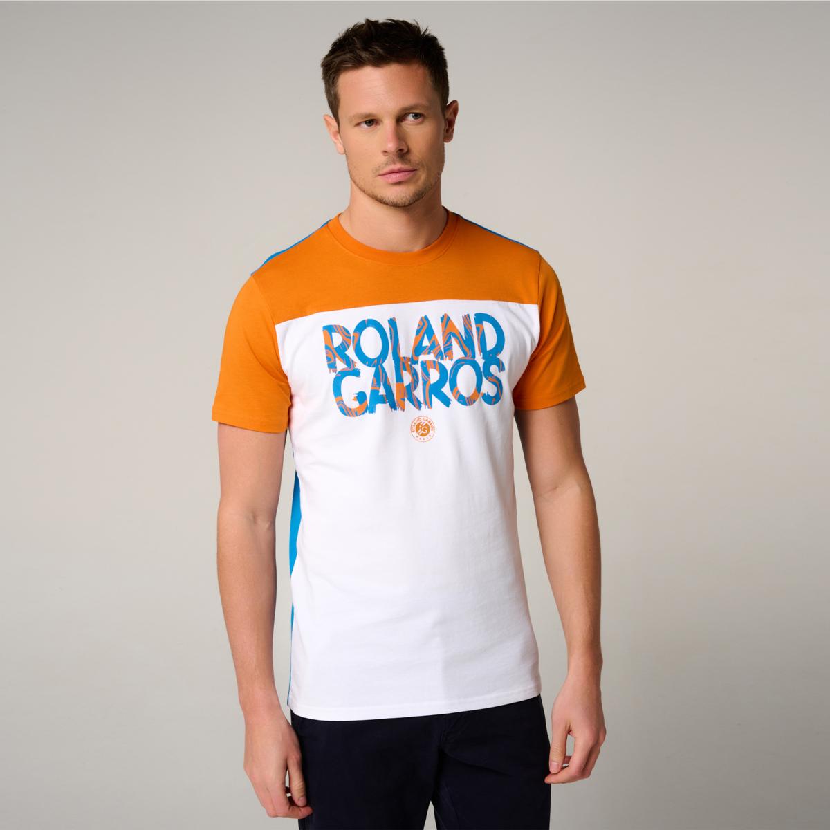 Roland Garros Logo men's t-shirt - White | Roland-Garros Store