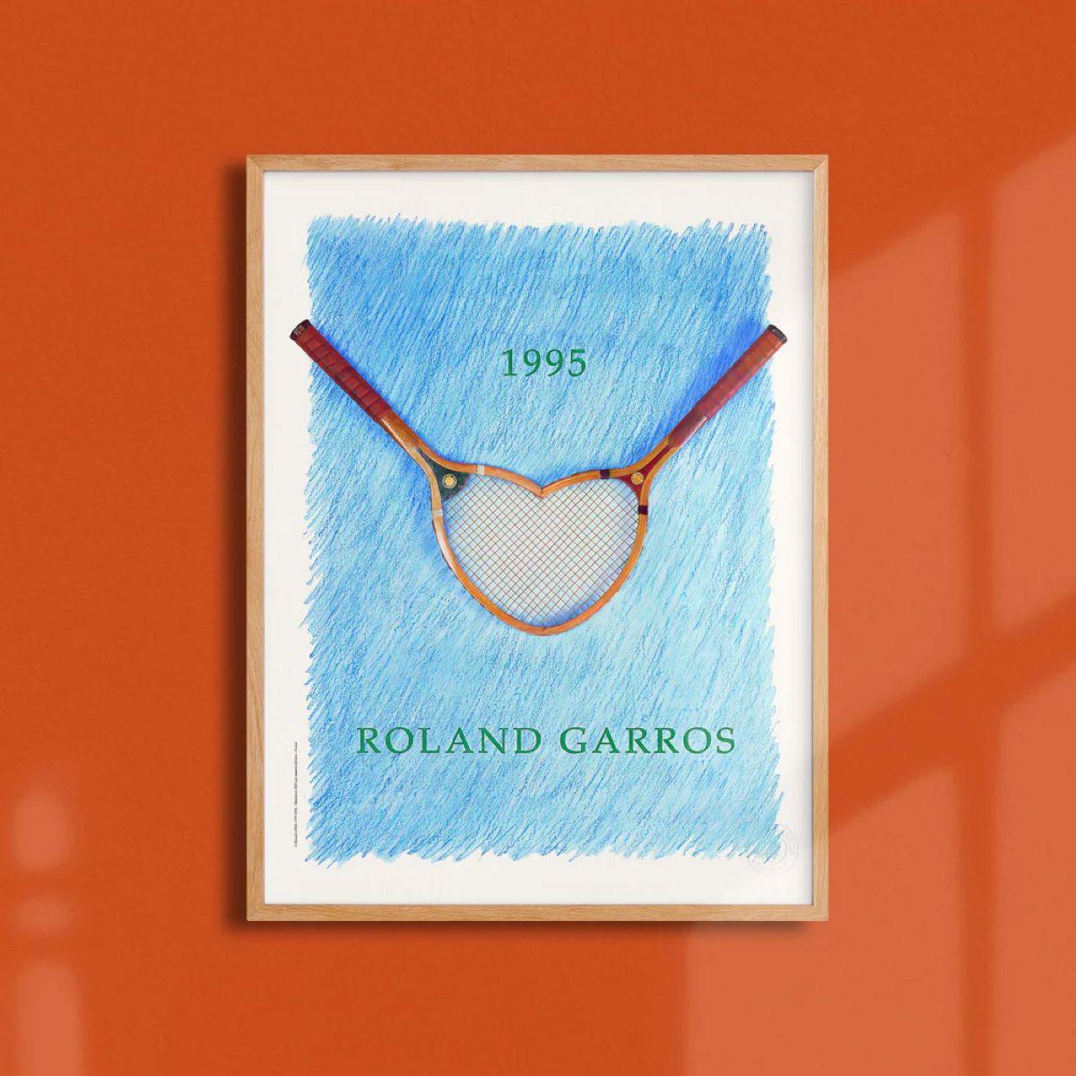 Oneart x Roland-Garros RG 1980 Postcard10.5x14.8 cm - Clay