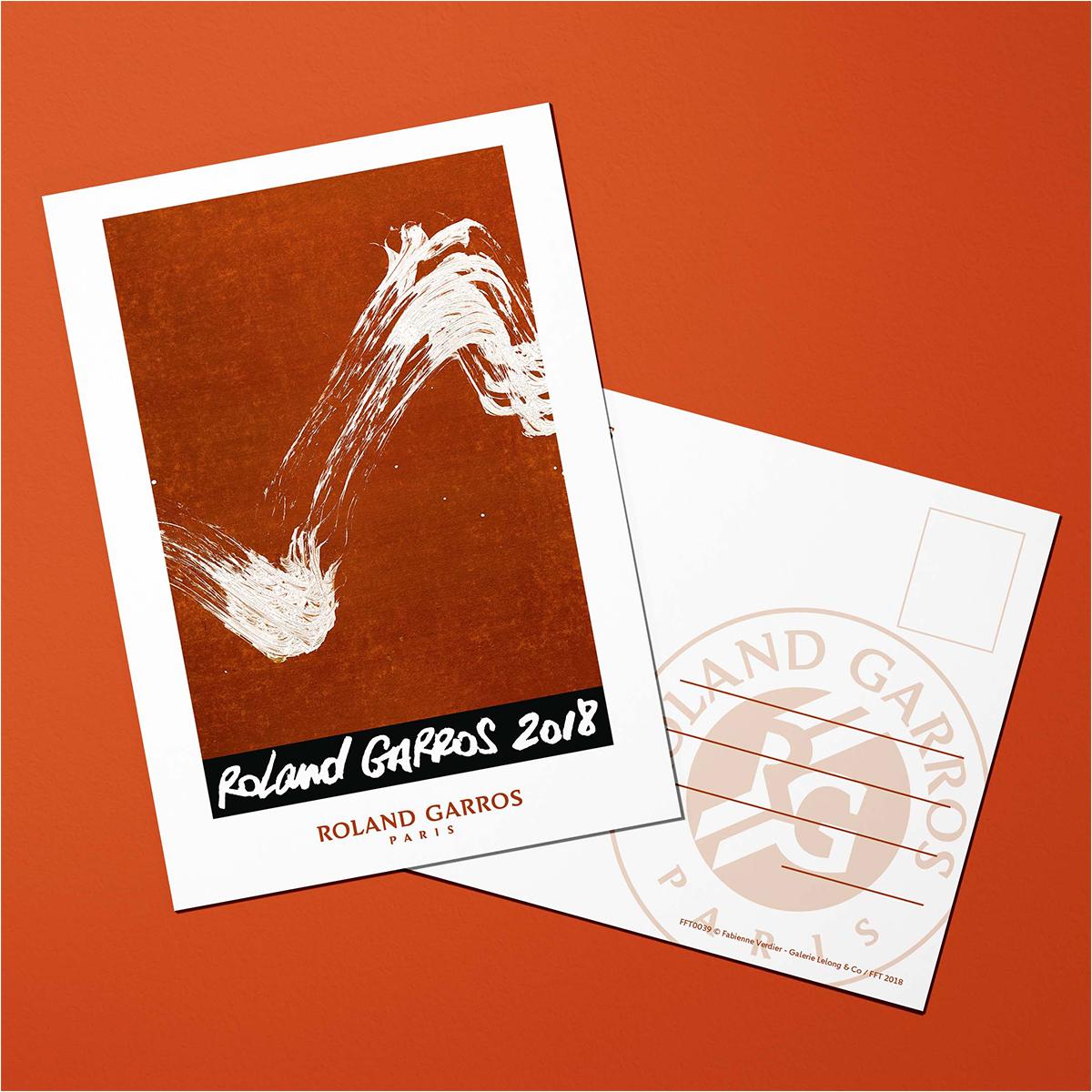 Oneart x Roland-Garros RG 2015 Poster50x70 cm in tub - Clay