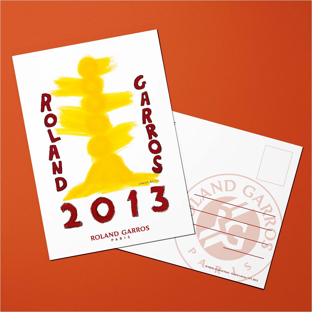 Affiche RG 2015 50x70 cm en tube Oneart x Roland-Garros - Terre