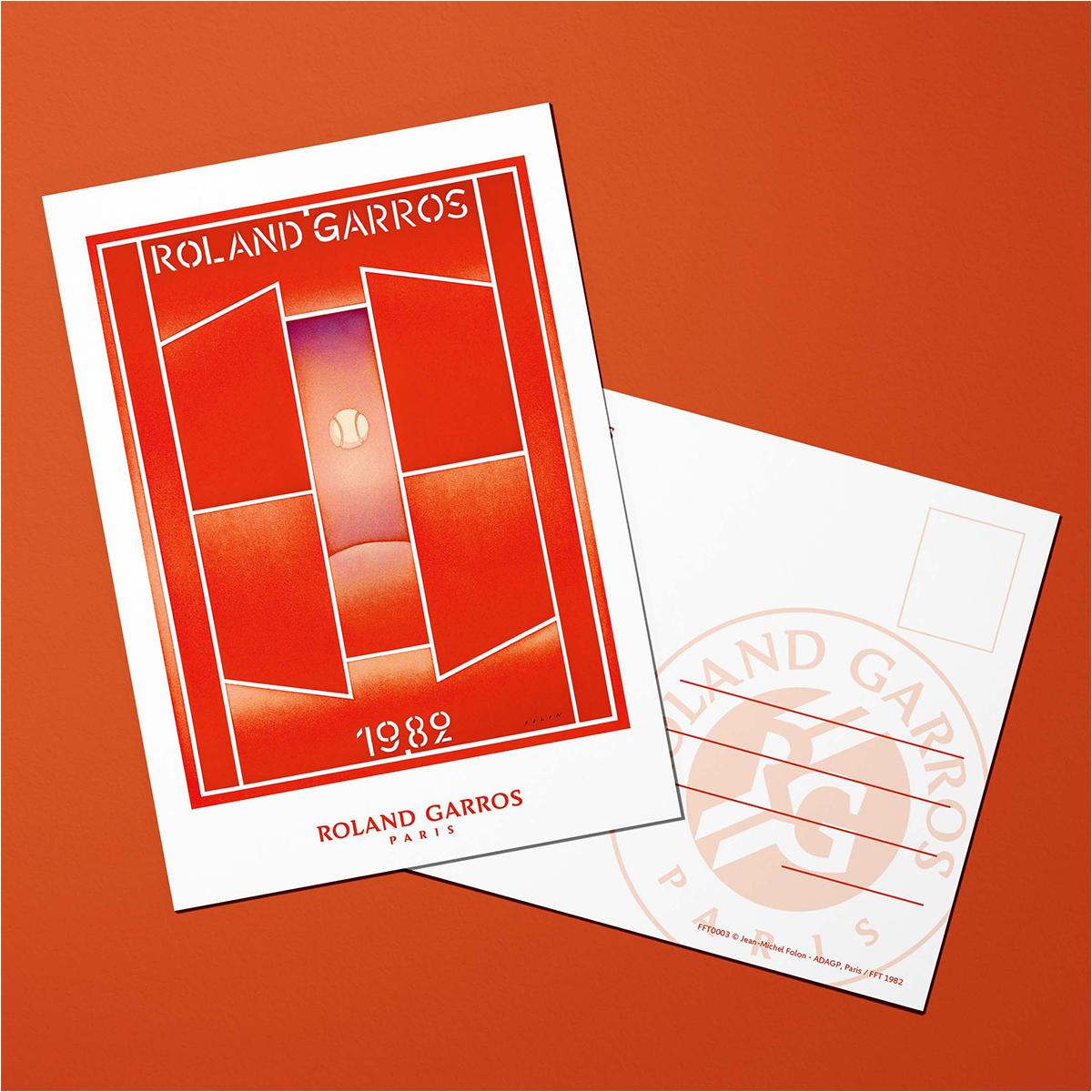 Oneart x Roland-Garros RG 1993 Poster50x70 cm in tub - Clay