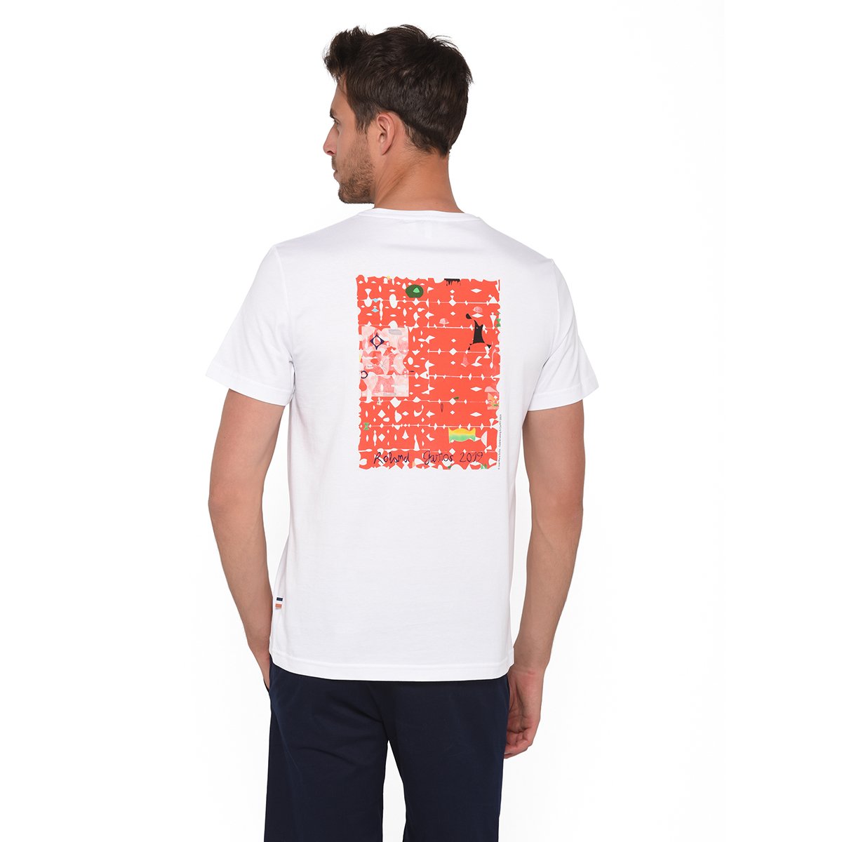 T-shirt affiche officielle Roland-Garros 2019 homme ...