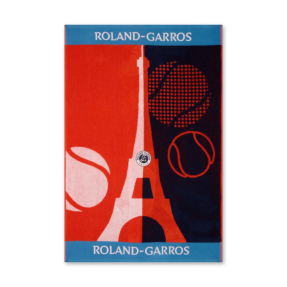 2024 Roland-Garros Eiffel Tower Towel - Clay & Navy | Roland