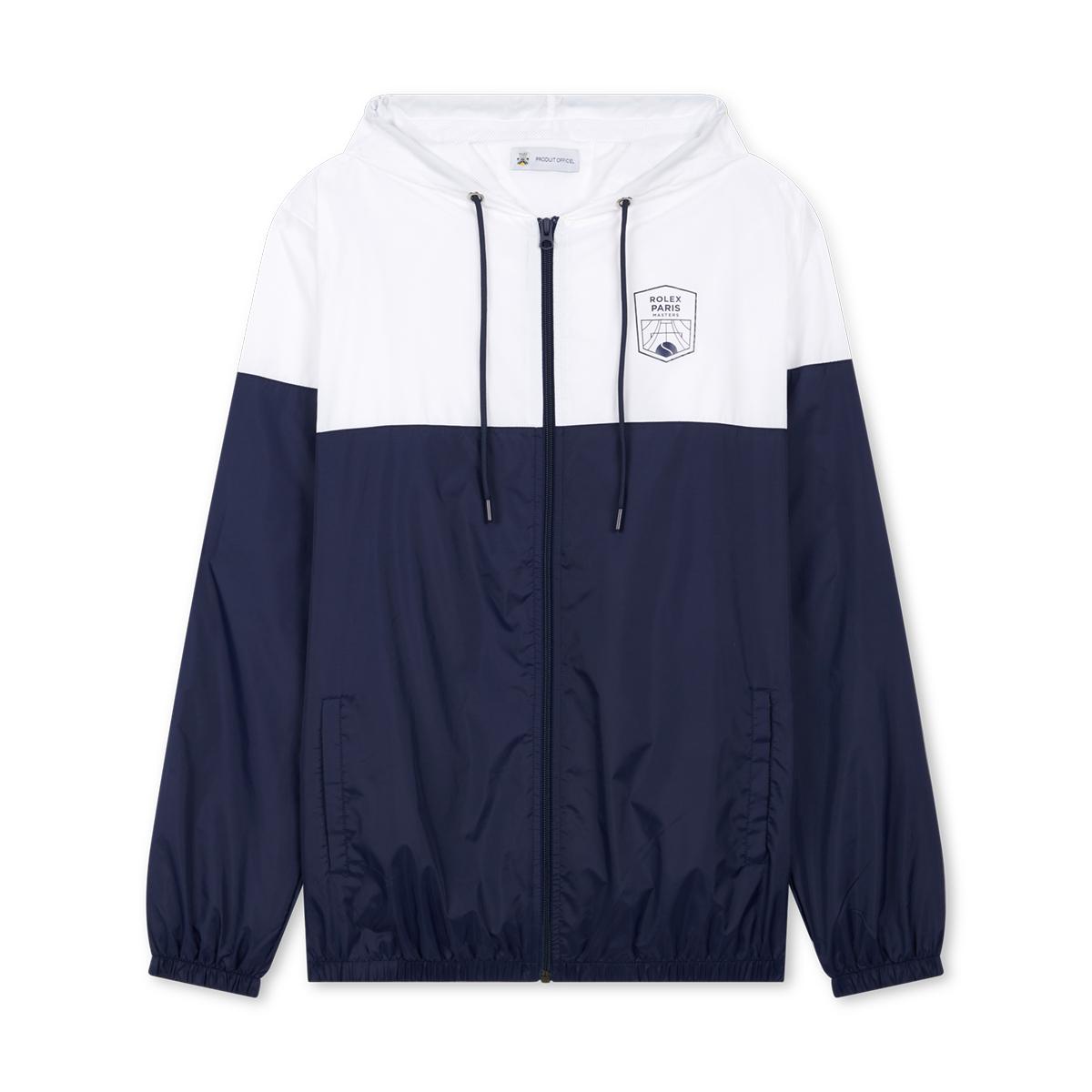 Unisex Windbreaker Rolex Paris Masters - Navy & White