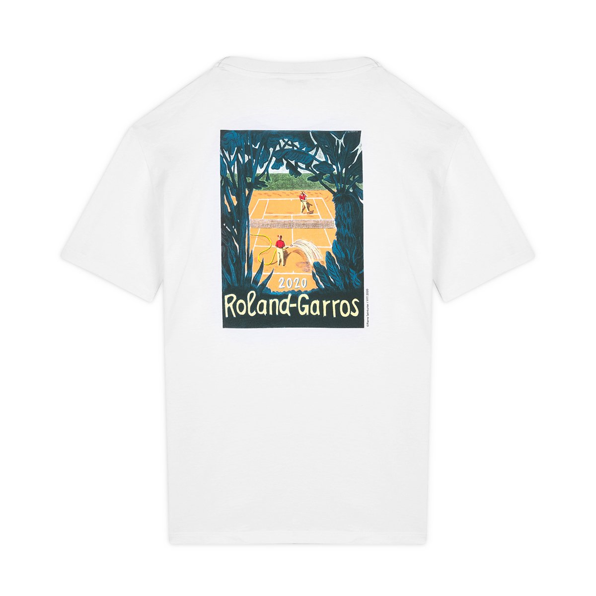 Gentleman vriendelijk fluweel Maxim Roland Garros 2020 Men's Official Poster T-Shirt - white | Roland-Garros  Store