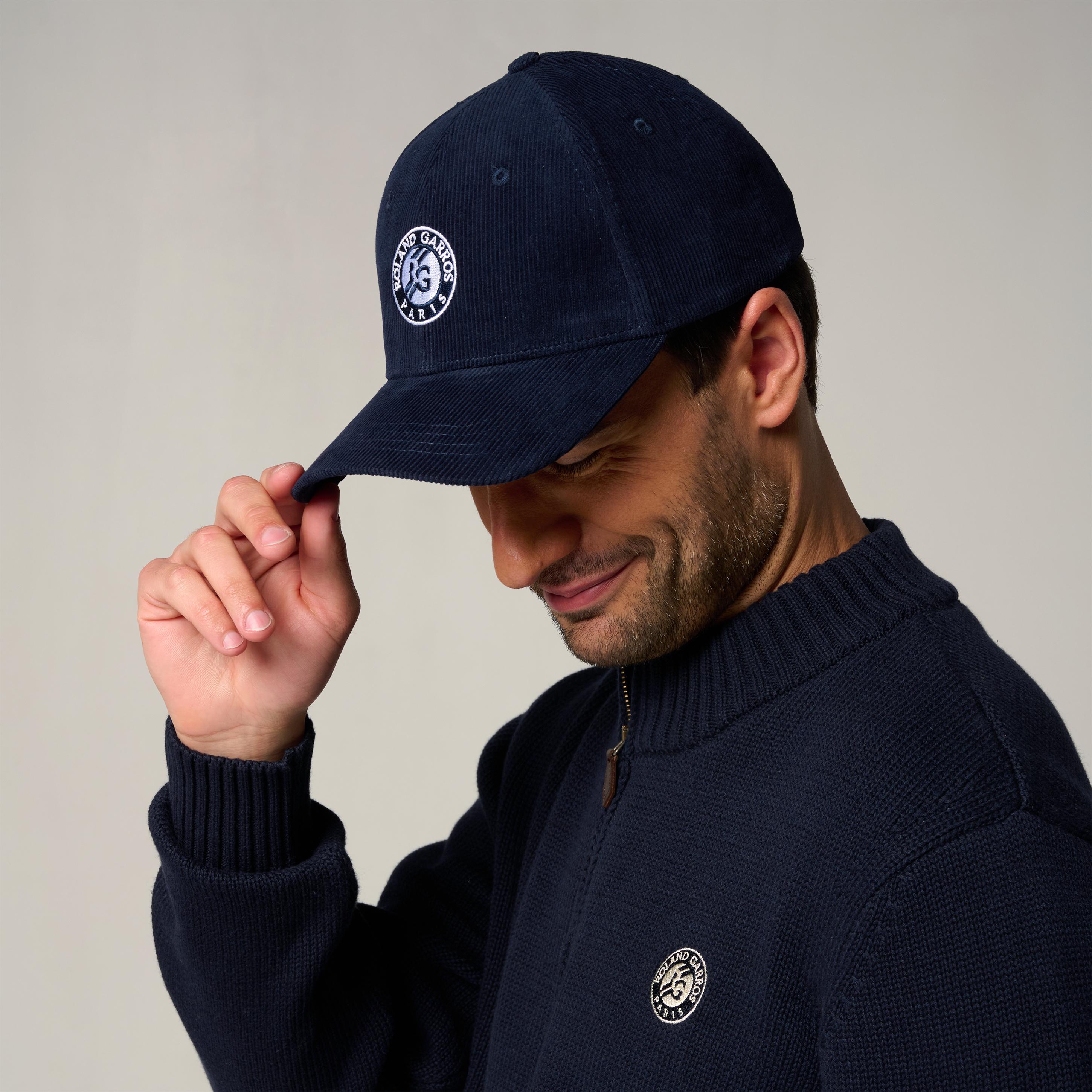 Roland-Garros Velvet Cap - Navy blue | Roland-Garros Store