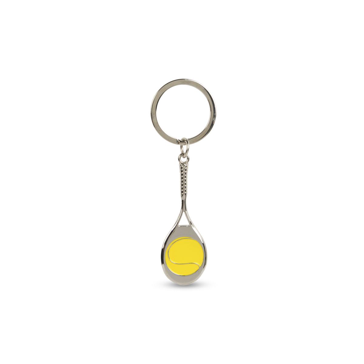 Tennis racket keychain on sale