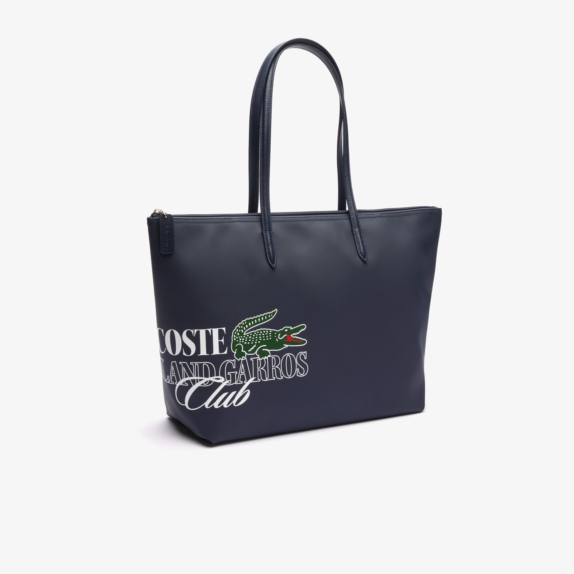 Sac shopping Lacoste x Roland Garros Marine