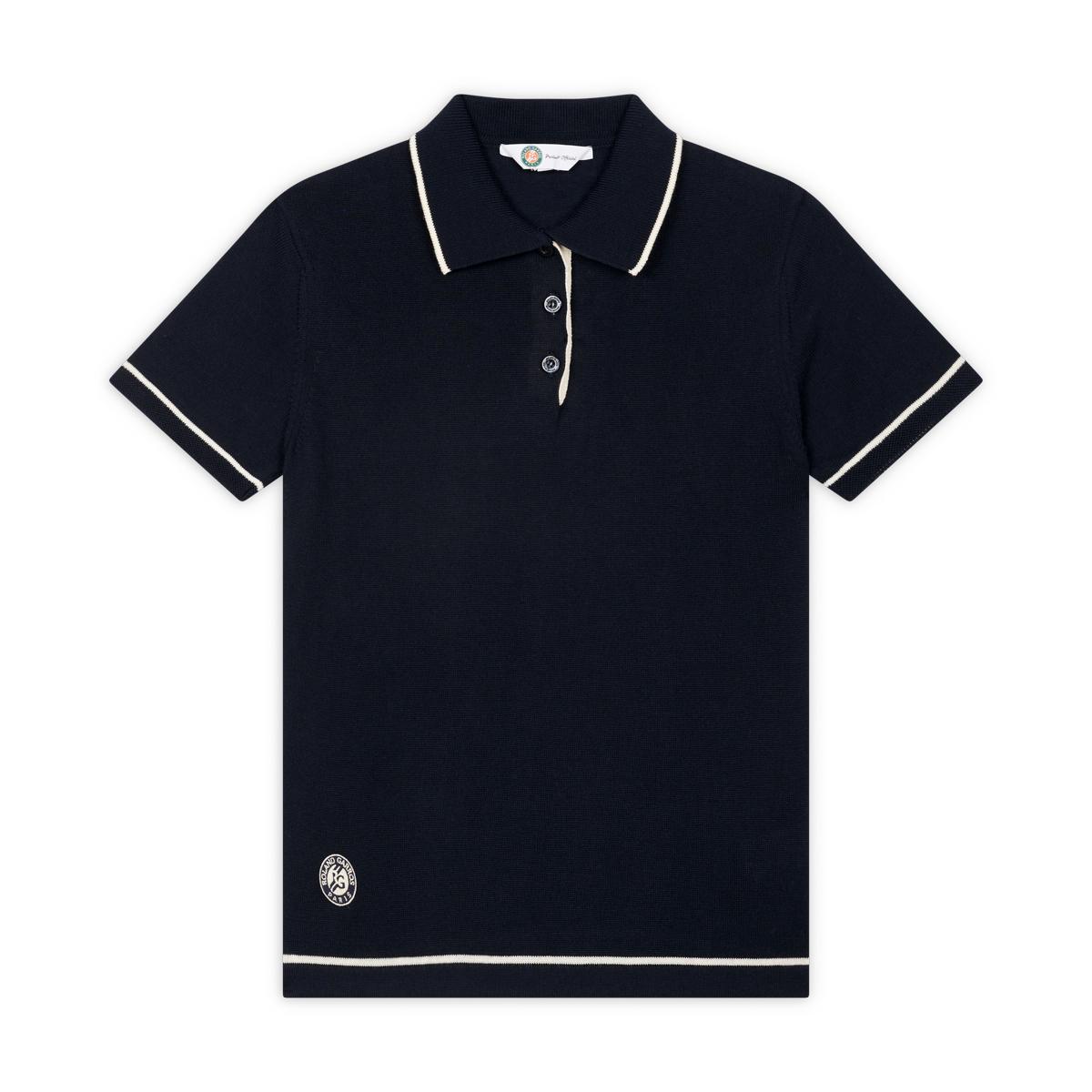 Roland-Garros Heritage Woman Polo shirt - Navy blue | Roland