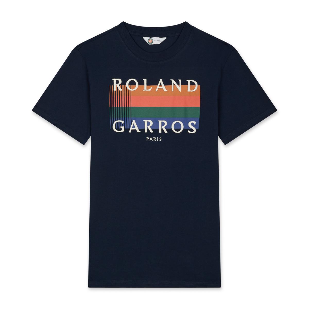 Roland-Garros Color Lines men T-Shirt - Navy blue | Roland-Garros