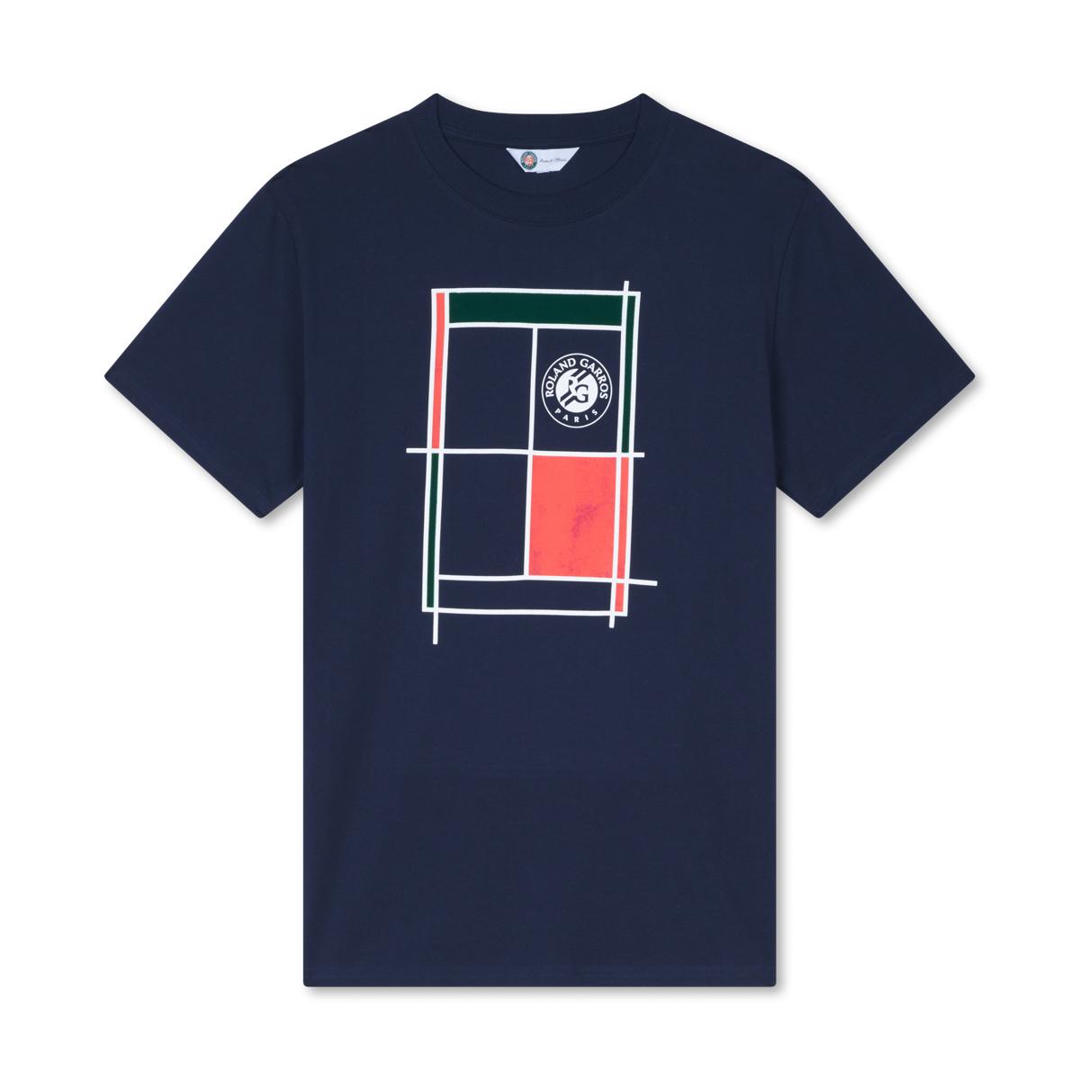 Roland-Garros man Court Shirt - Navy | Roland-Garros Store