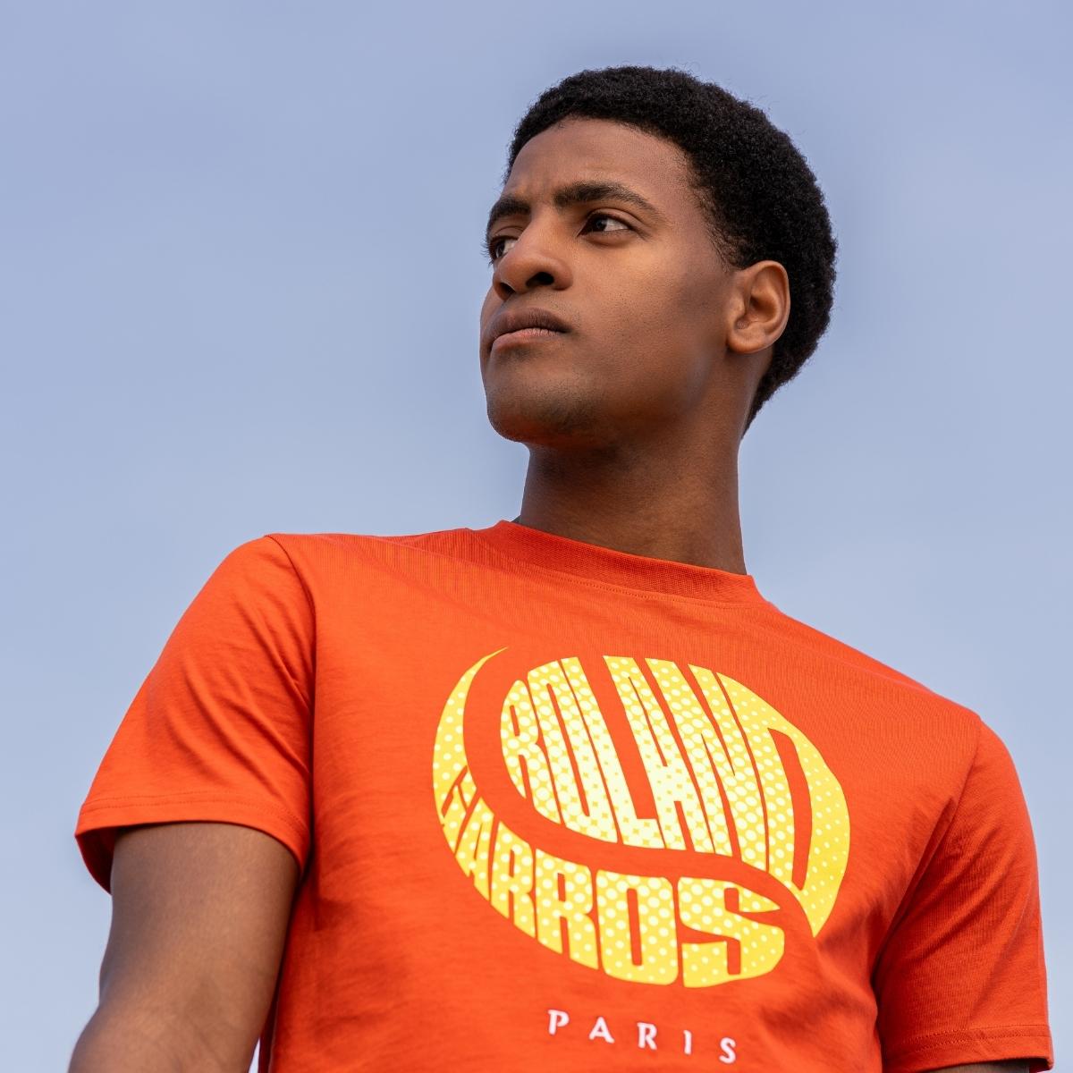 Roland-Garros men's ball t-shirt - Clay | Roland-Garros Store