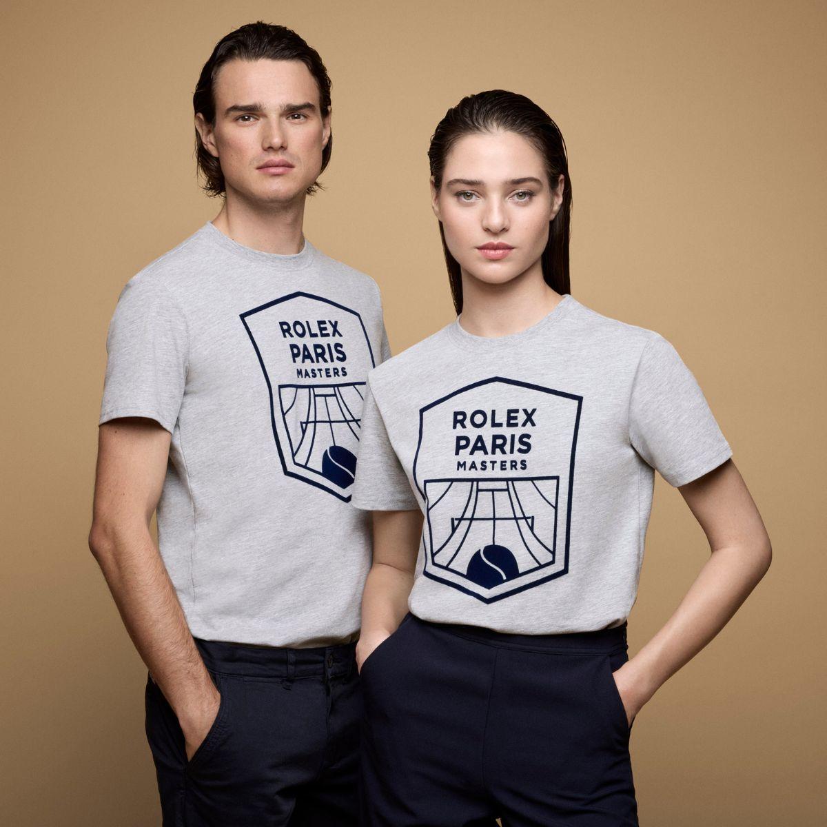 Unisex Rolex Paris Masters T-shirt Heather Gray