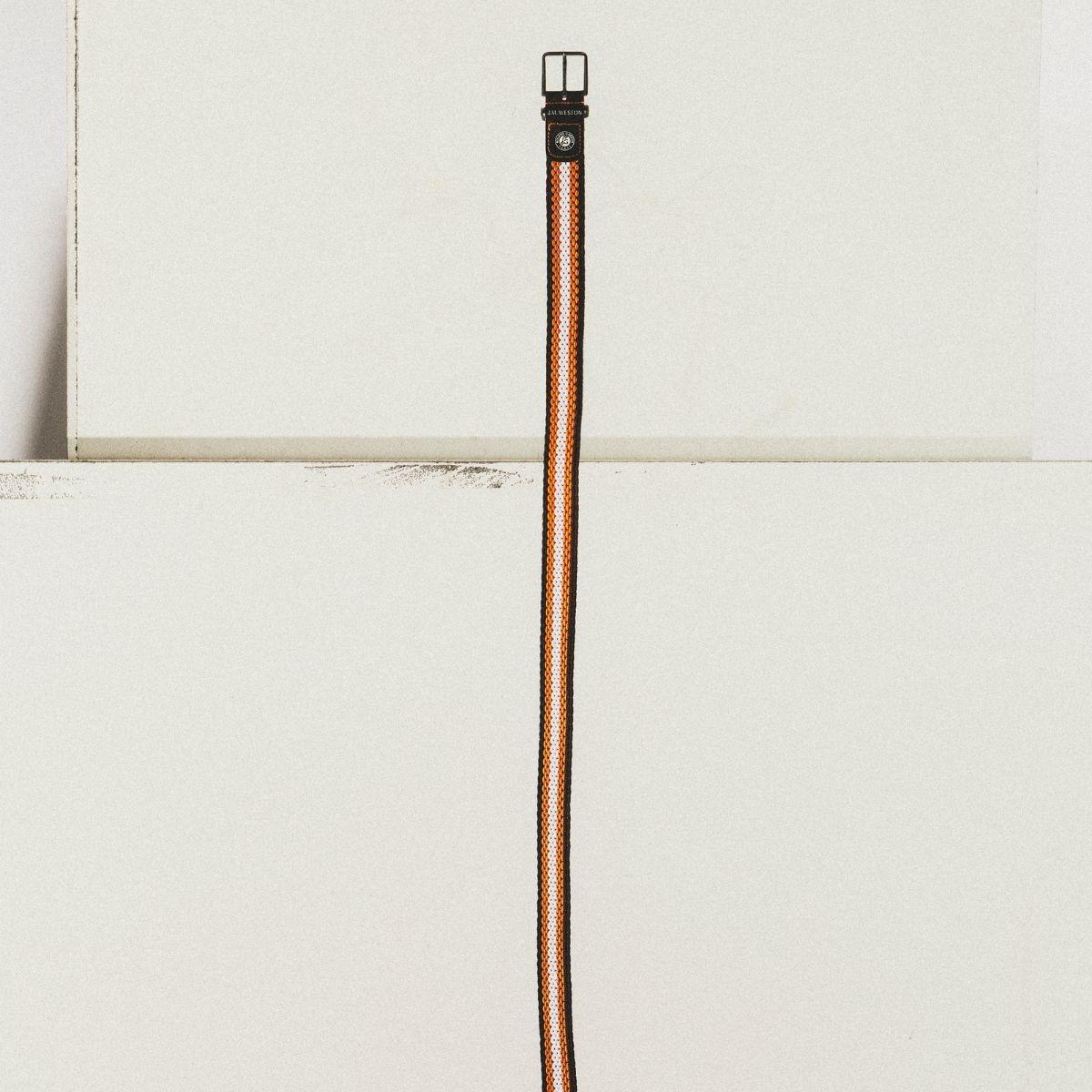 J.M Weston x Roland-Garros Braided Belt - Clay Court | Roland J.M Weston x Roland-Garros Braided Belt - Clay Court | Roland