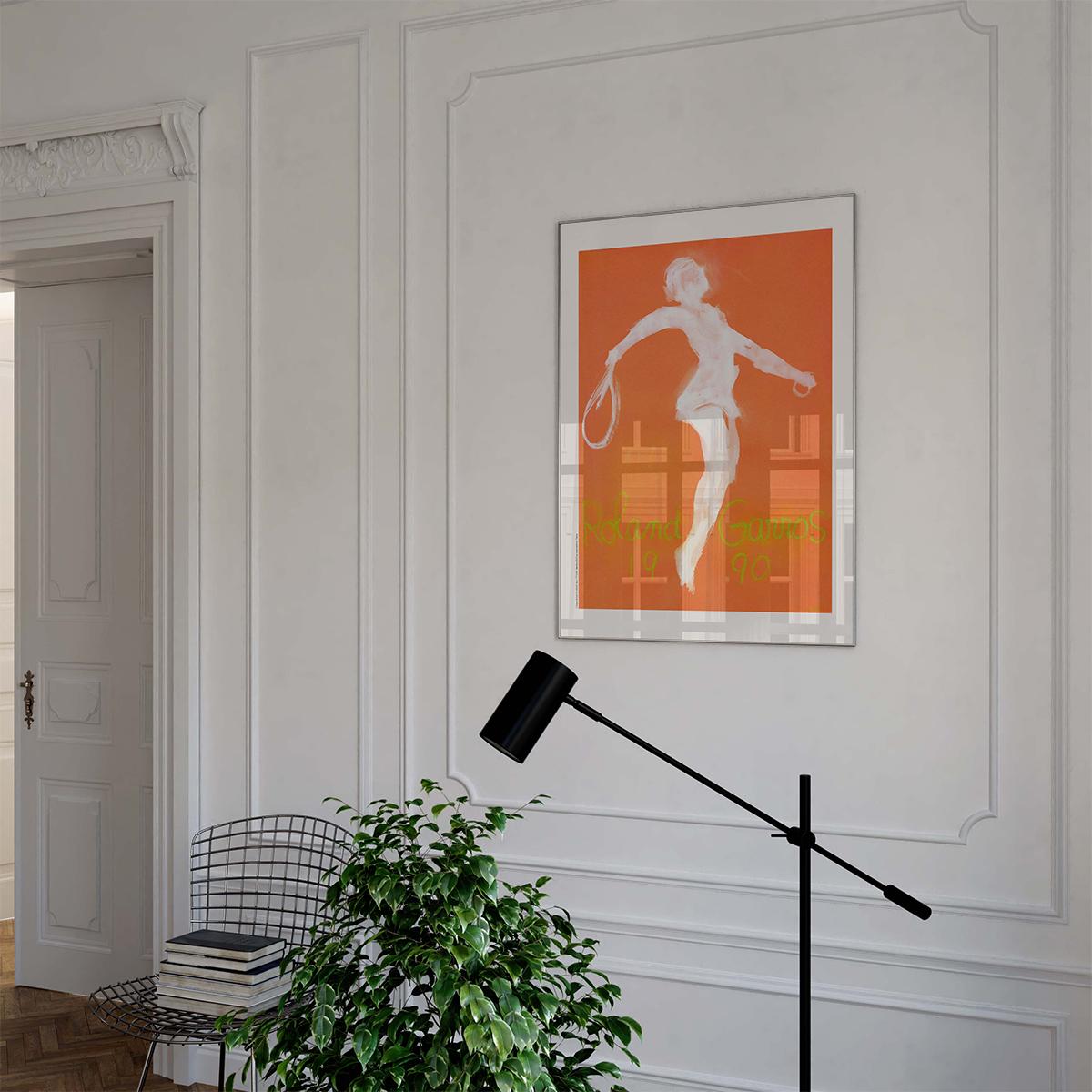 Oneart x Roland-Garros RG 1995 Poster50x70 cm in tub - Clay