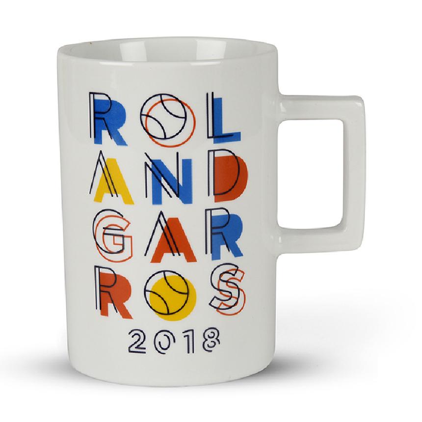 2018 Roland-Garros signature mug - white | Roland-Garros Store