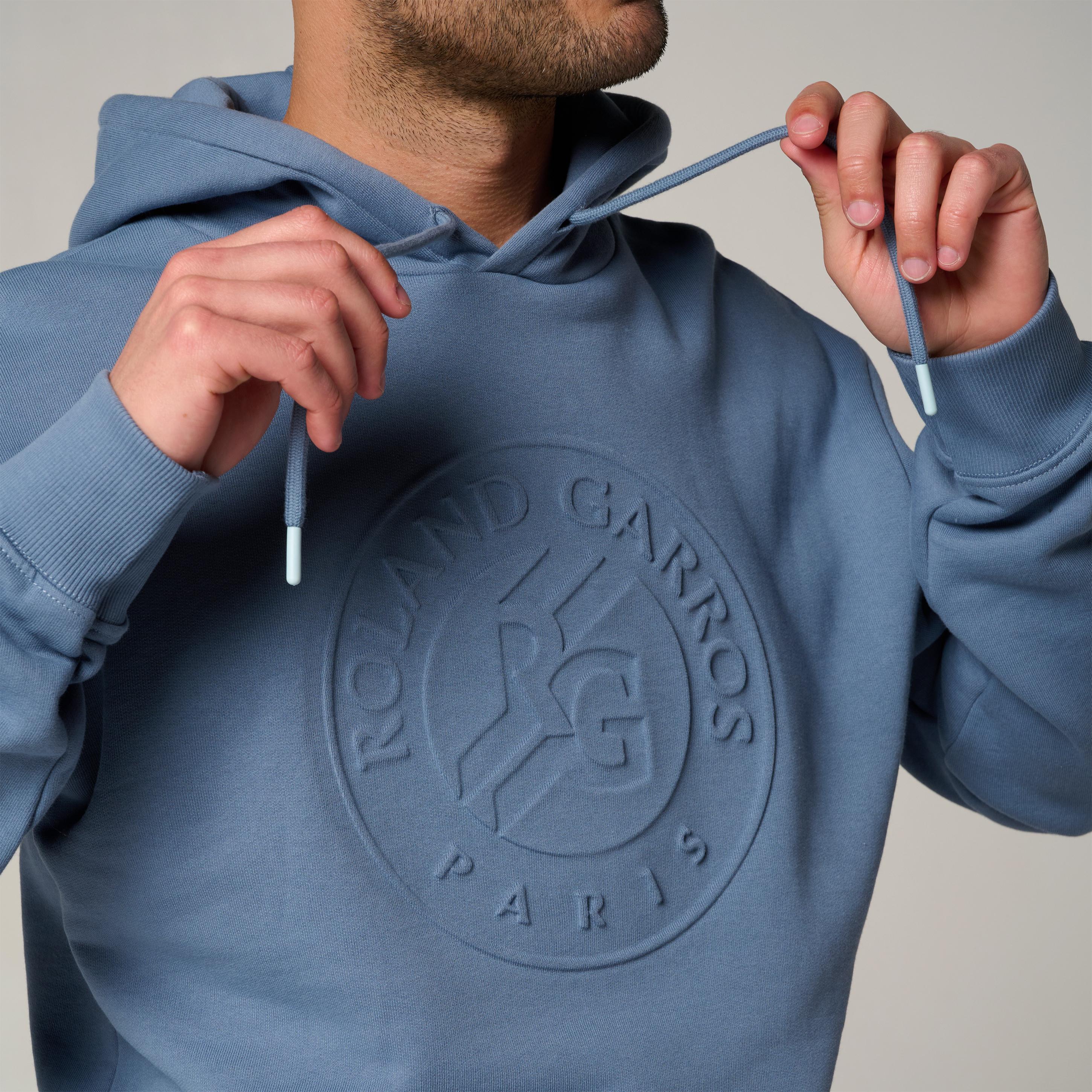 Sweat à Capuche Roland Garros Officiel - Taille Enfant 10 Ans, Coton, Collection Tennis