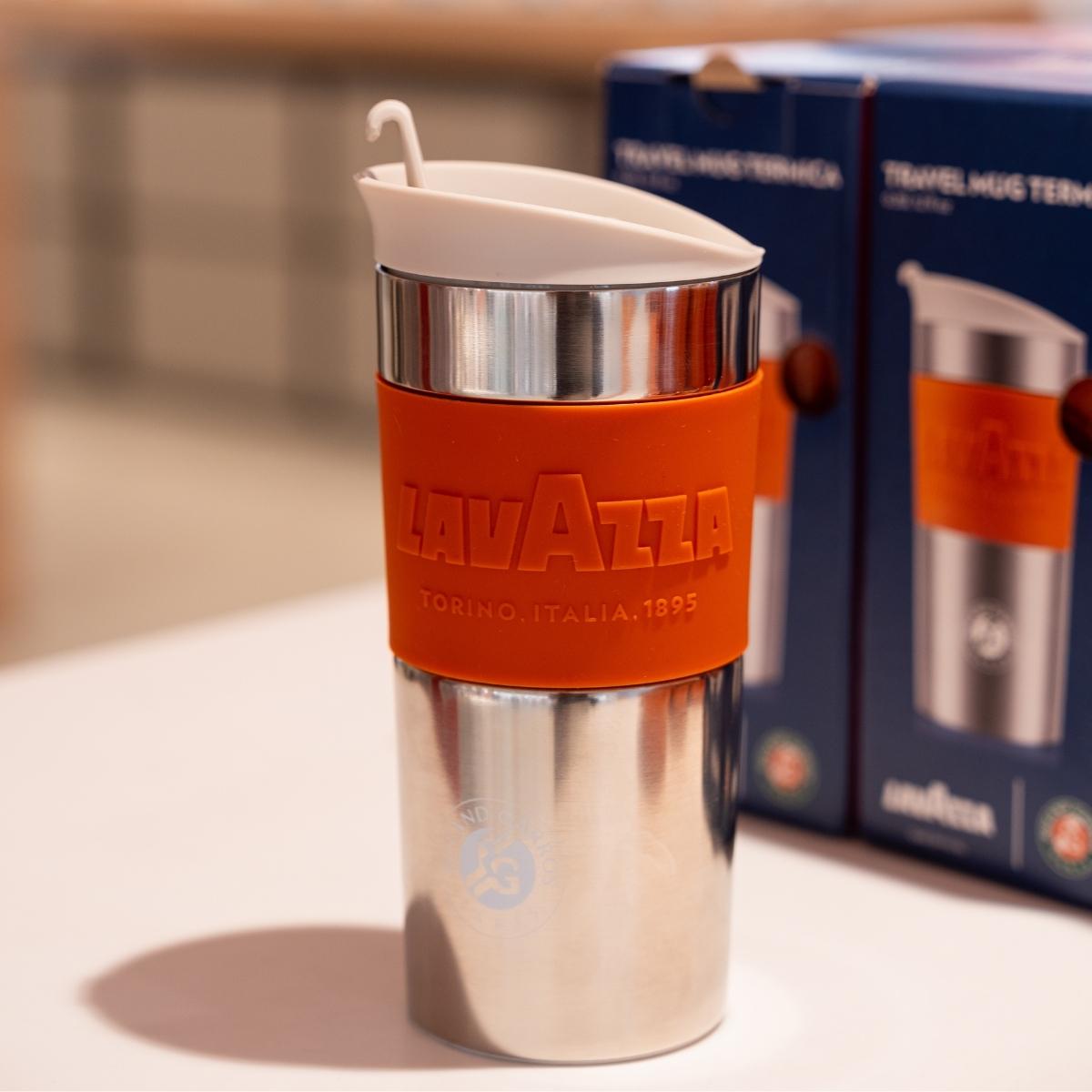 Lavazza x Roland-Garros Travel Mug - Clay & White | Roland-Garros
