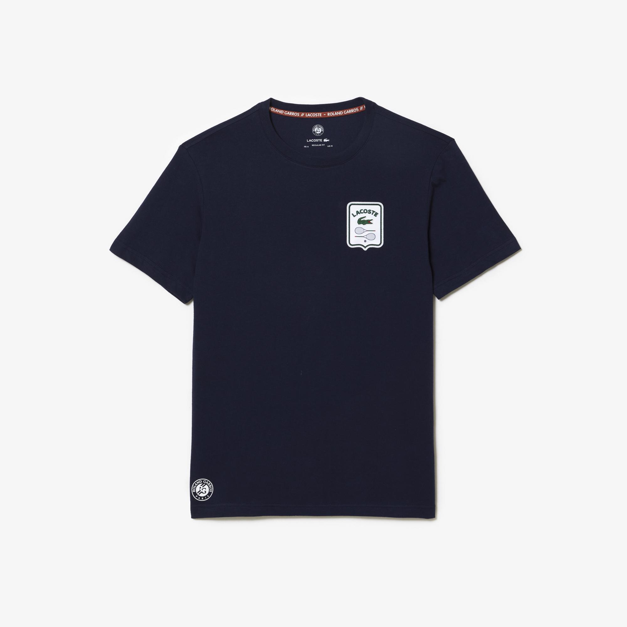 Lacoste for Roland Garros Man T shirt Navy Roland Garros Store