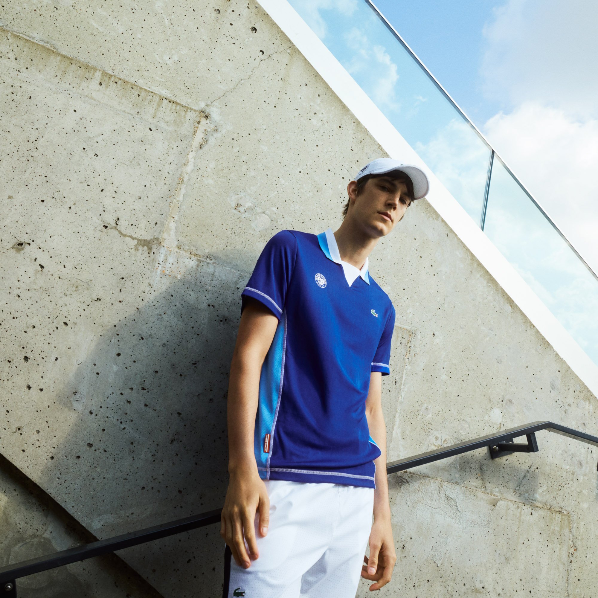 aluminium tale nål Lacoste for Roland-Garros man polo shirt - Blue | Roland-Garros Store