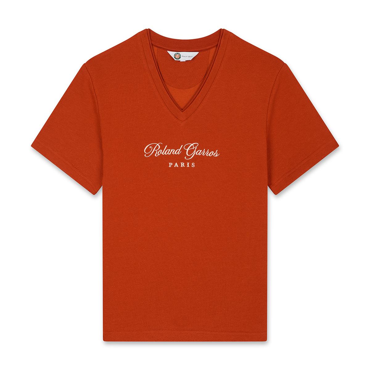 Roland-Garros v-neck heritage women T-Shirt - Clay | Roland-Garros