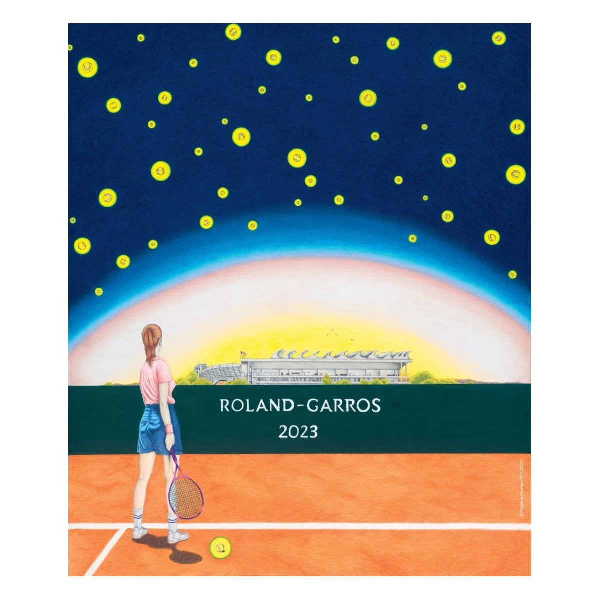 Roland-Garros Grand Slam Magnet Multicolor Roland-Garros