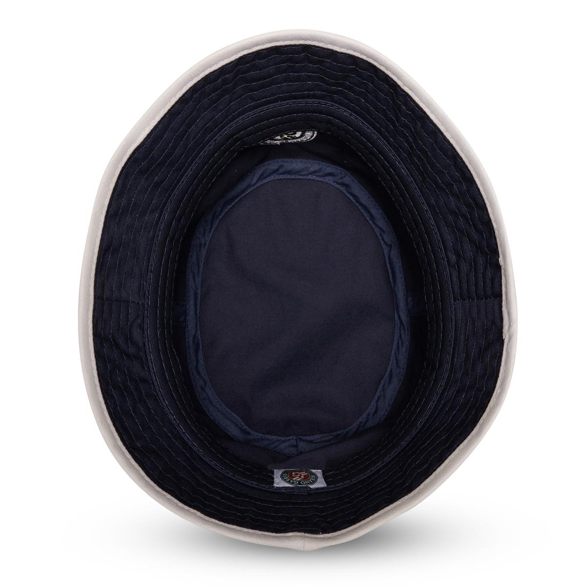 Roland Garros 麦わら帽子 Unisex Mサイズ Roland-Garros logo bucket hat - Navy Blue | Roland-Garros Store