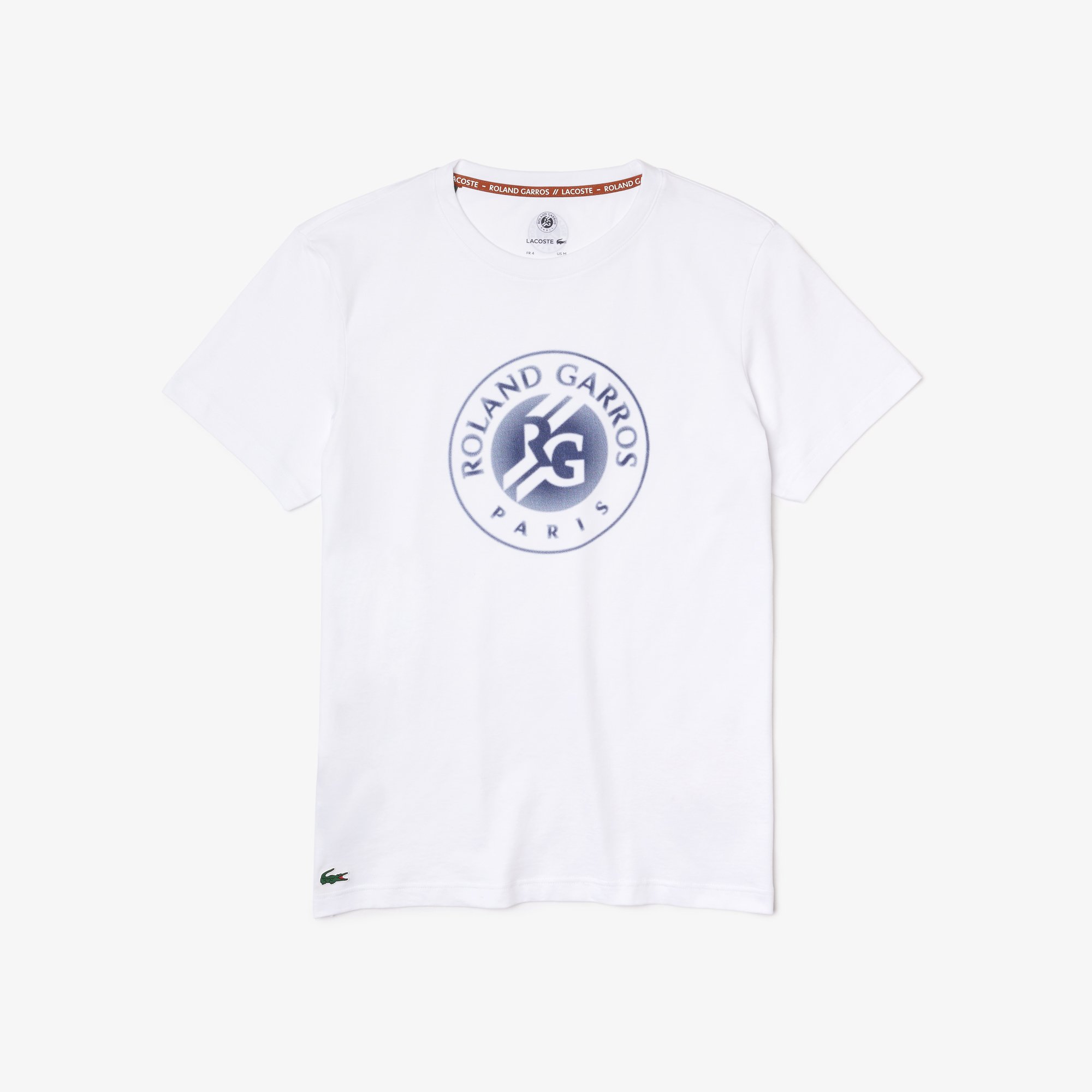 Verdragen Invloedrijk tv station Lacoste for Roland-Garros man t-shirt - White | Roland-Garros Store