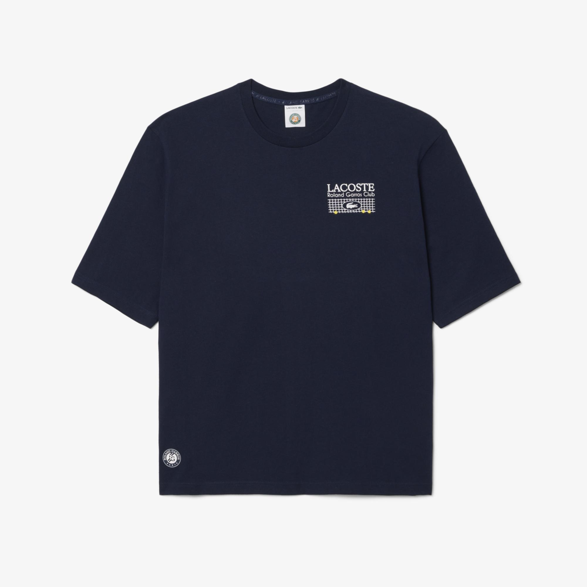 Lacoste x Roland-Garros Club men T-Shirt - Navy blue | Roland