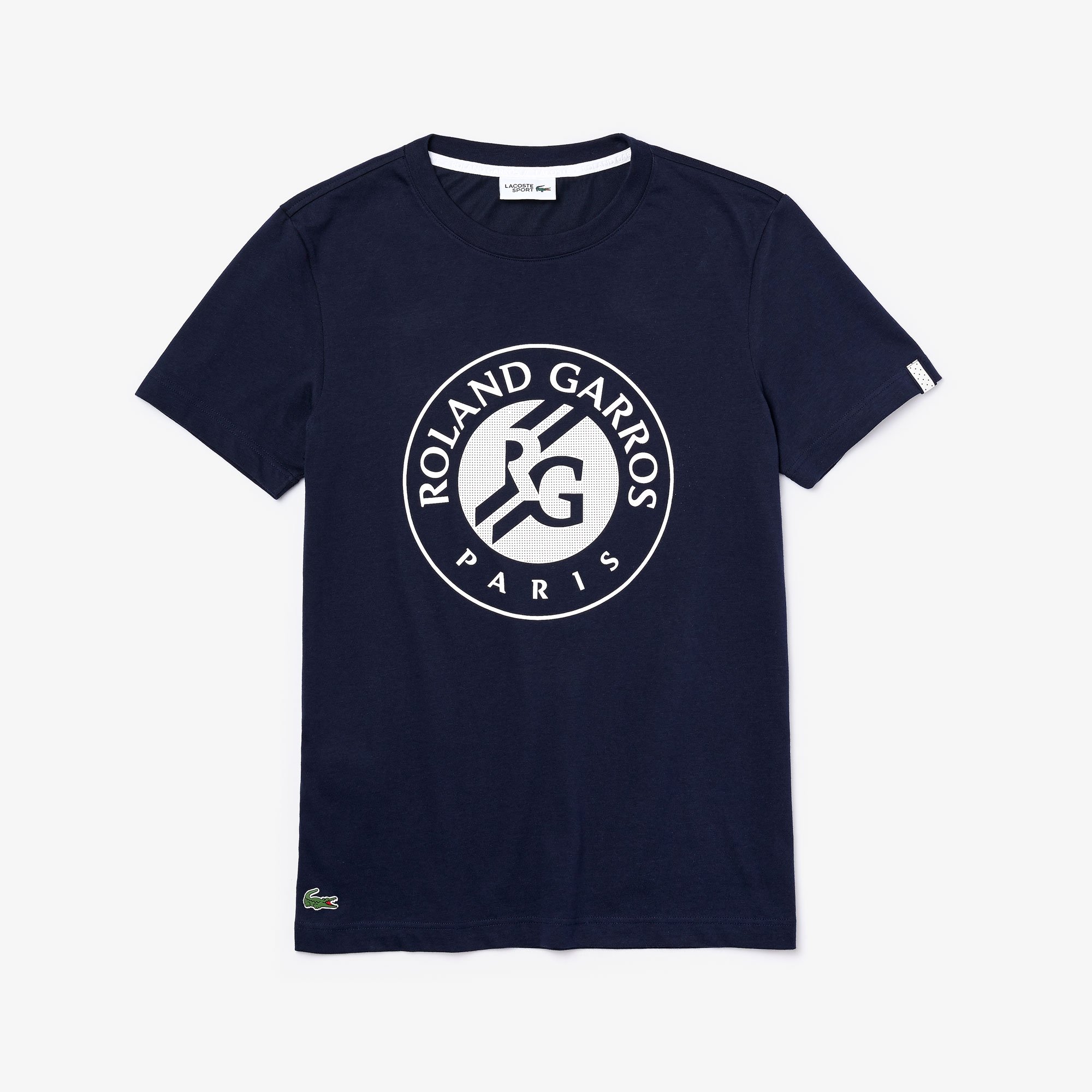 Lacoste x Roland Garros T-shirt with print blue | Store