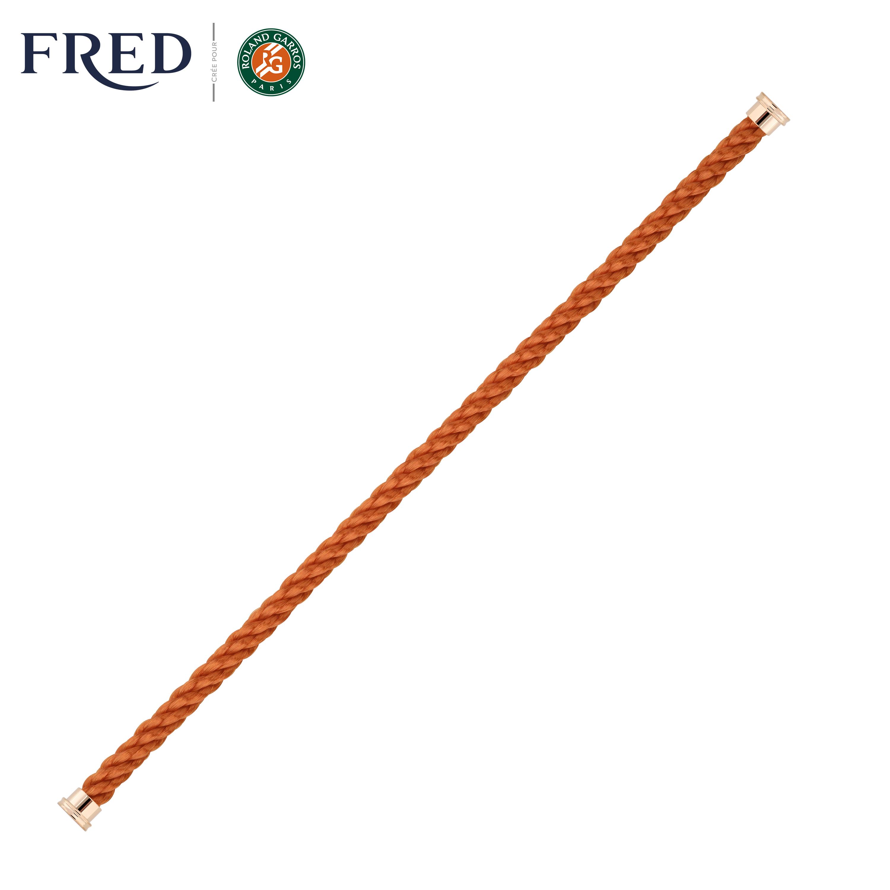 Fred Corderie Terracotta 1 row cable - Yellow gold plated