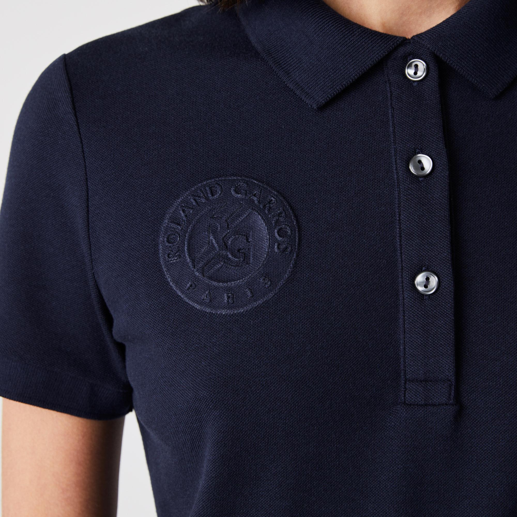 Lacoste for Roland Garros woman polo shirt Navy Roland Garros