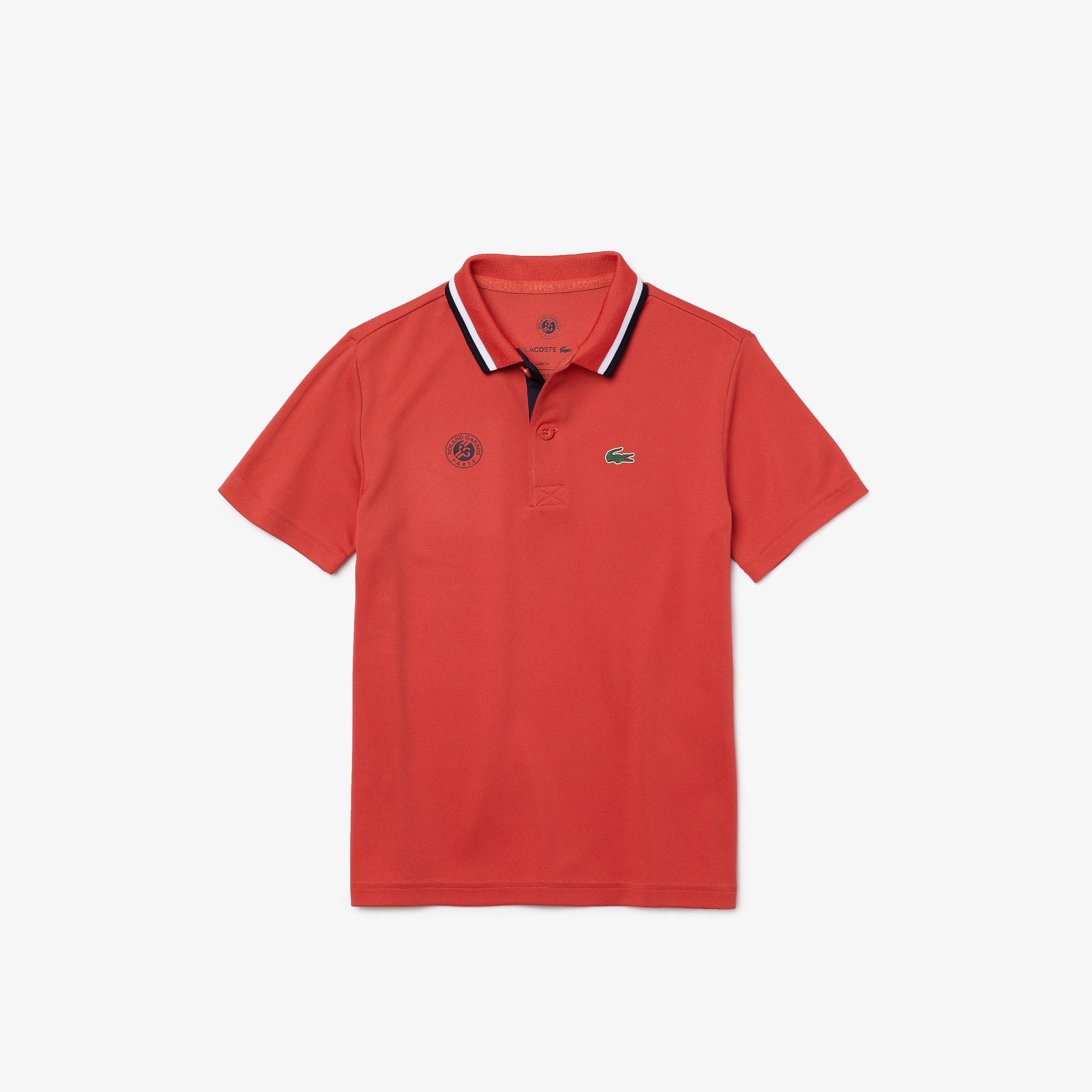 Lacoste X Roland Garros Ball Boy S Polo Red Roland Garros Store