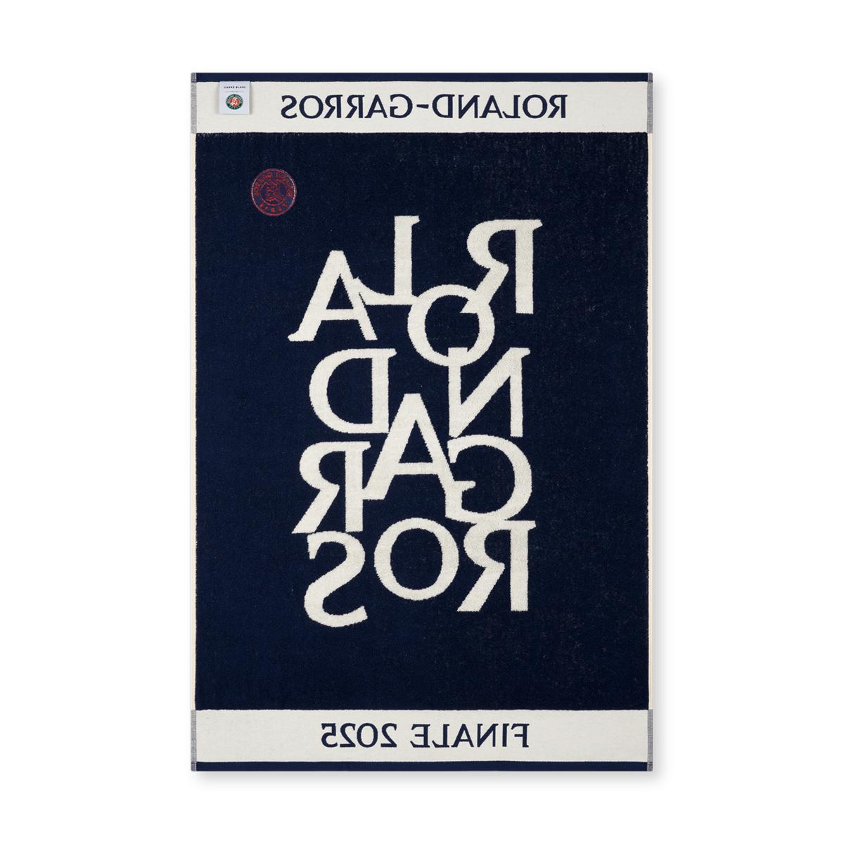 ROLAND-GARROS 2025 公式プレイヤーズタオル 2025 Roland-Garros Official Unisex Player Towel - Navy