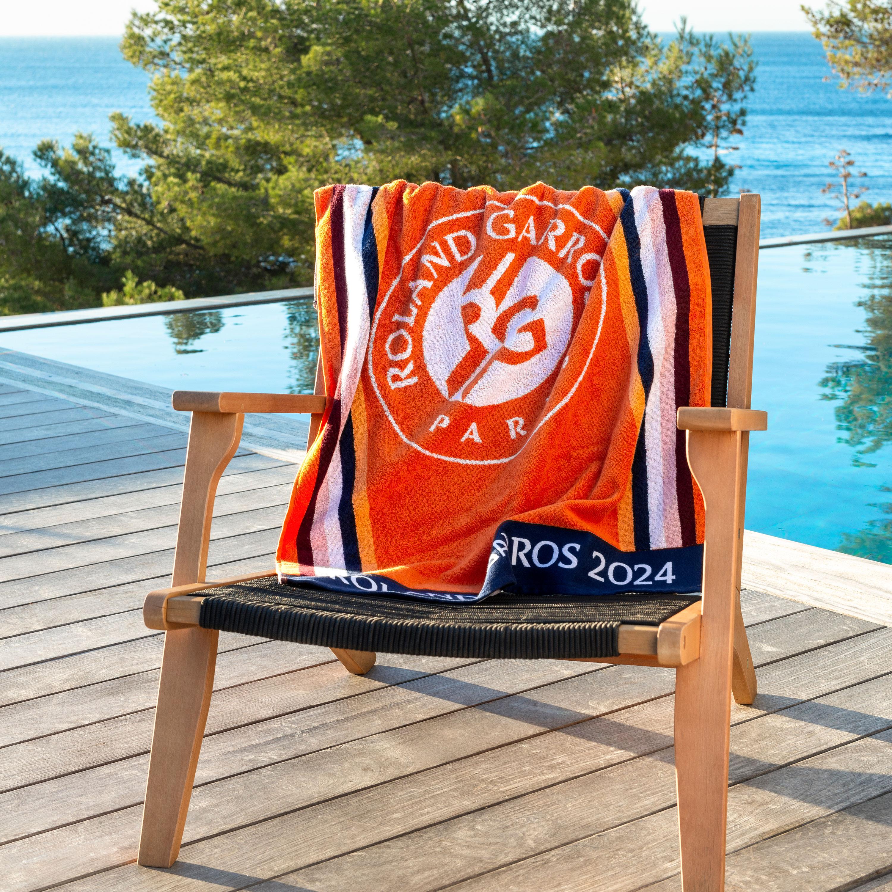 ★新品未使用★ROLAND-GARROS 2025 公式プレイヤーズタオル 2025 Roland-Garros Official Unisex Player Towel - Navy