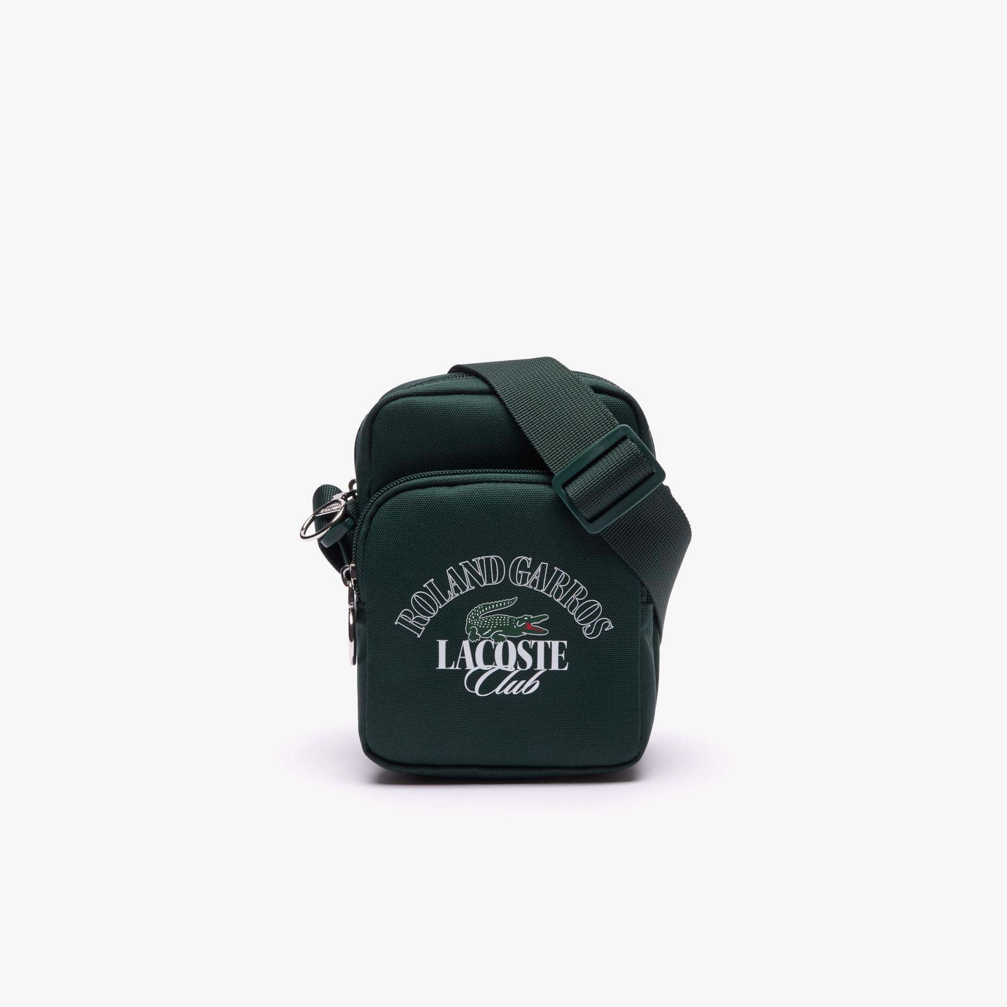 Lacoste x Roland Garros Unisex s Club edition Satchel Green