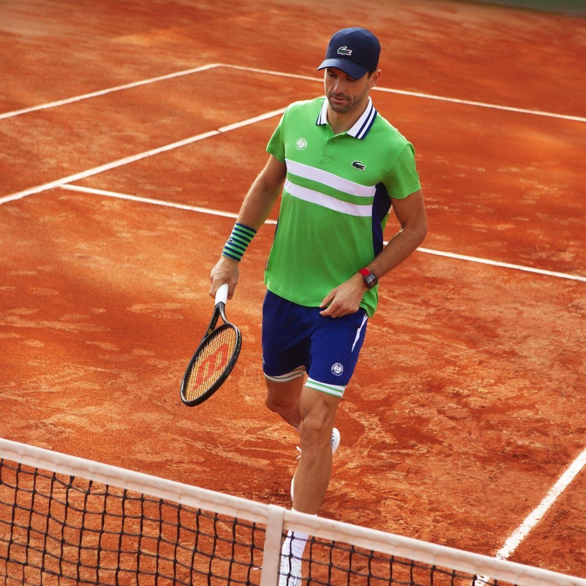 Lacoste x Roland-Garros Men's Performance Polo - Green